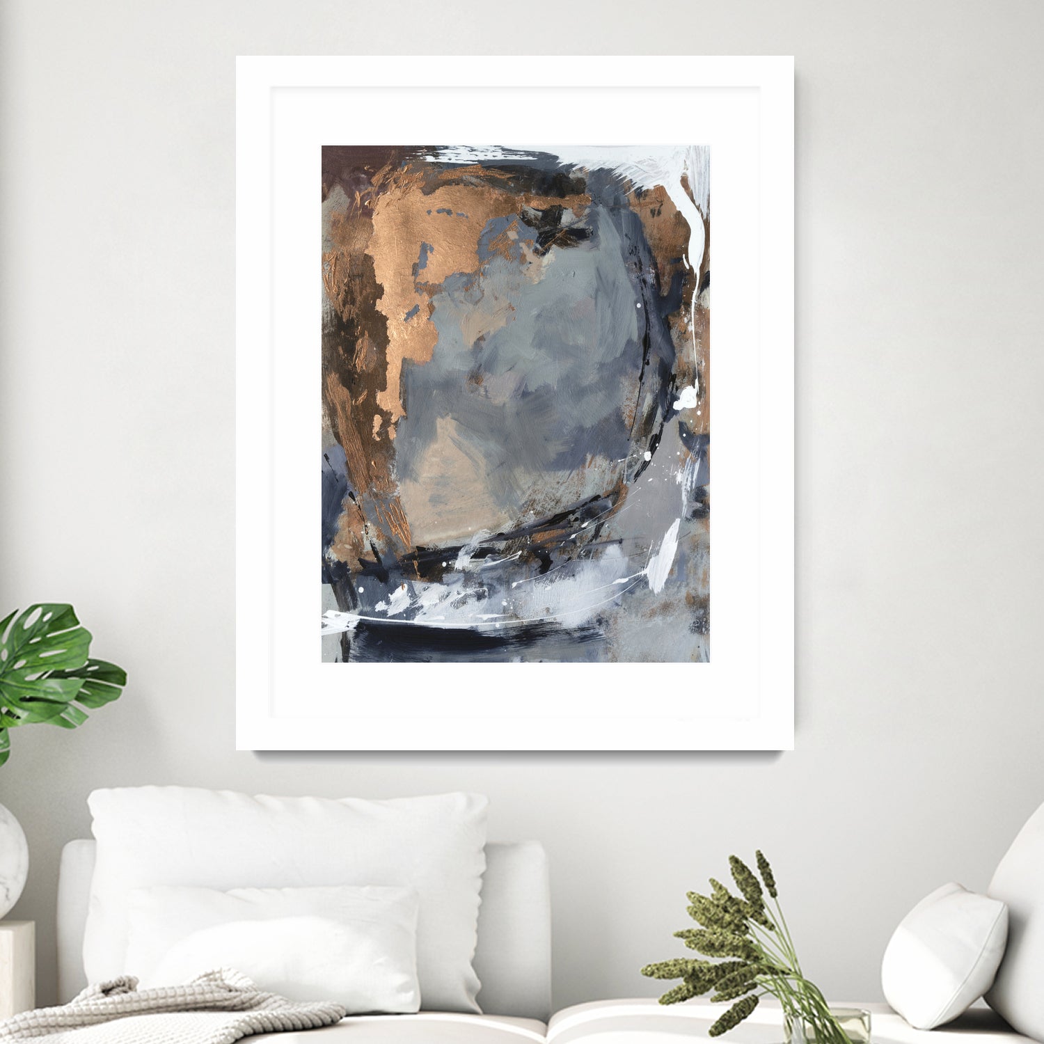 Copper Crested Twilight II by Victoria Barnes on GIANT ART - abstract geometrics abstract