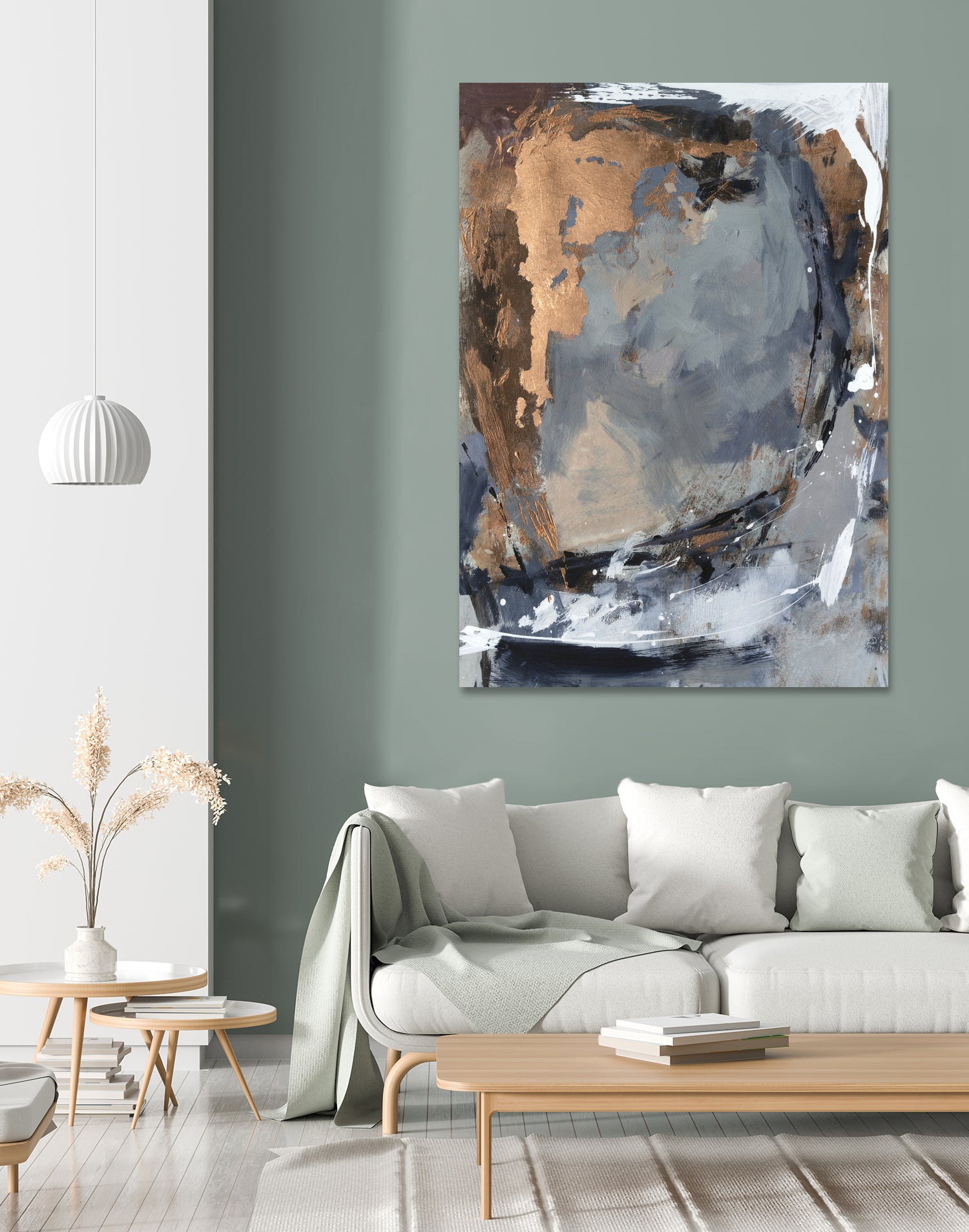 Copper Crested Twilight II by Victoria Barnes on GIANT ART - abstract geometrics abstract