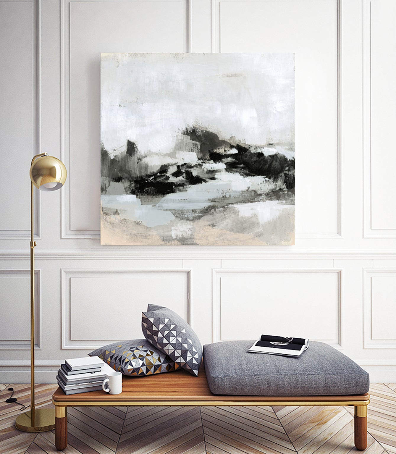 Obsidian Tundra I by June Erica Vess on GIANT ART - abstract