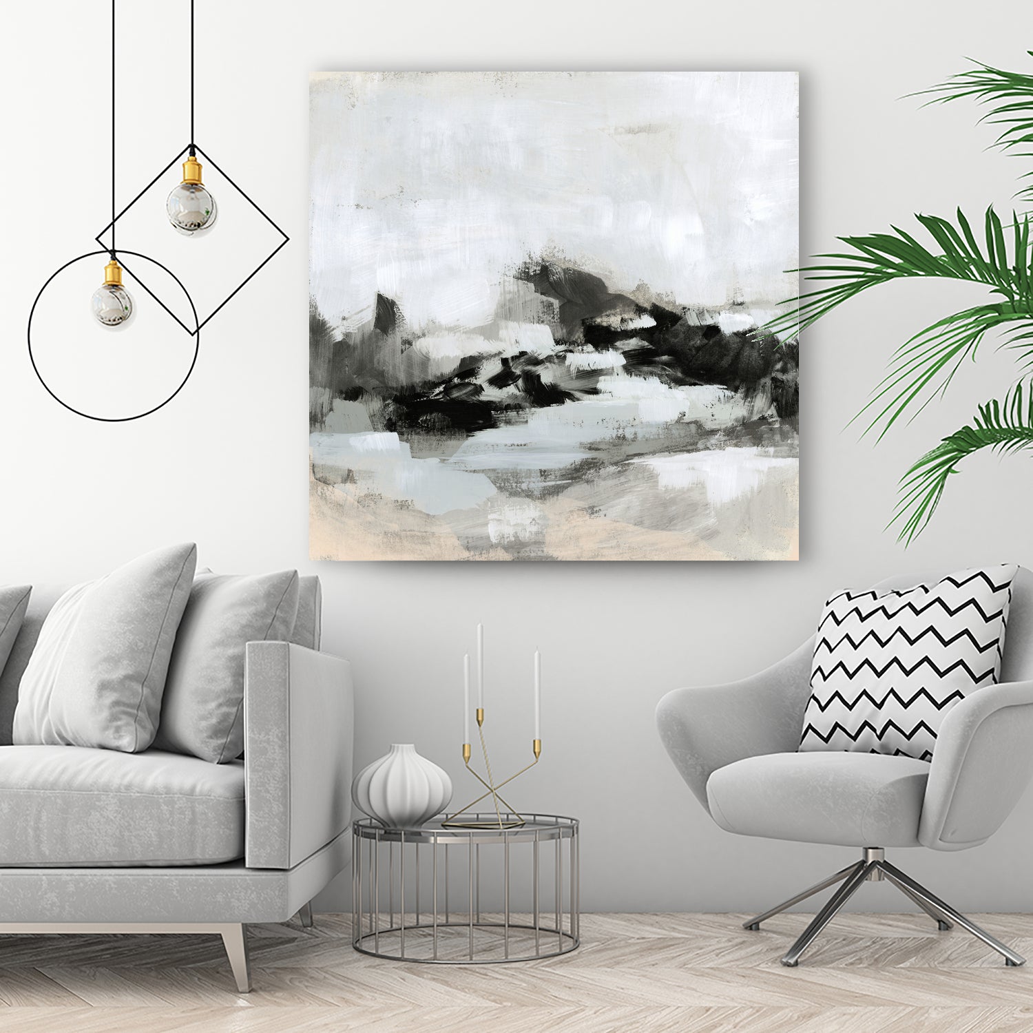 Obsidian Tundra I by June Erica Vess on GIANT ART - abstract