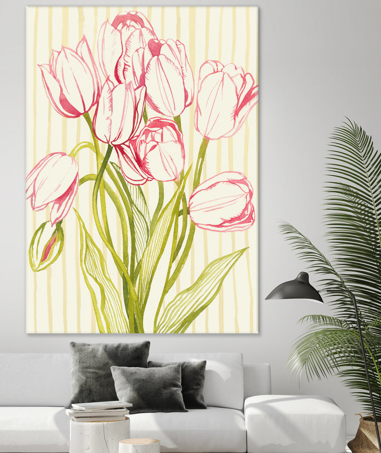 Sunday Best I by Grace Popp on GIANT ART - floral botanicals flowers