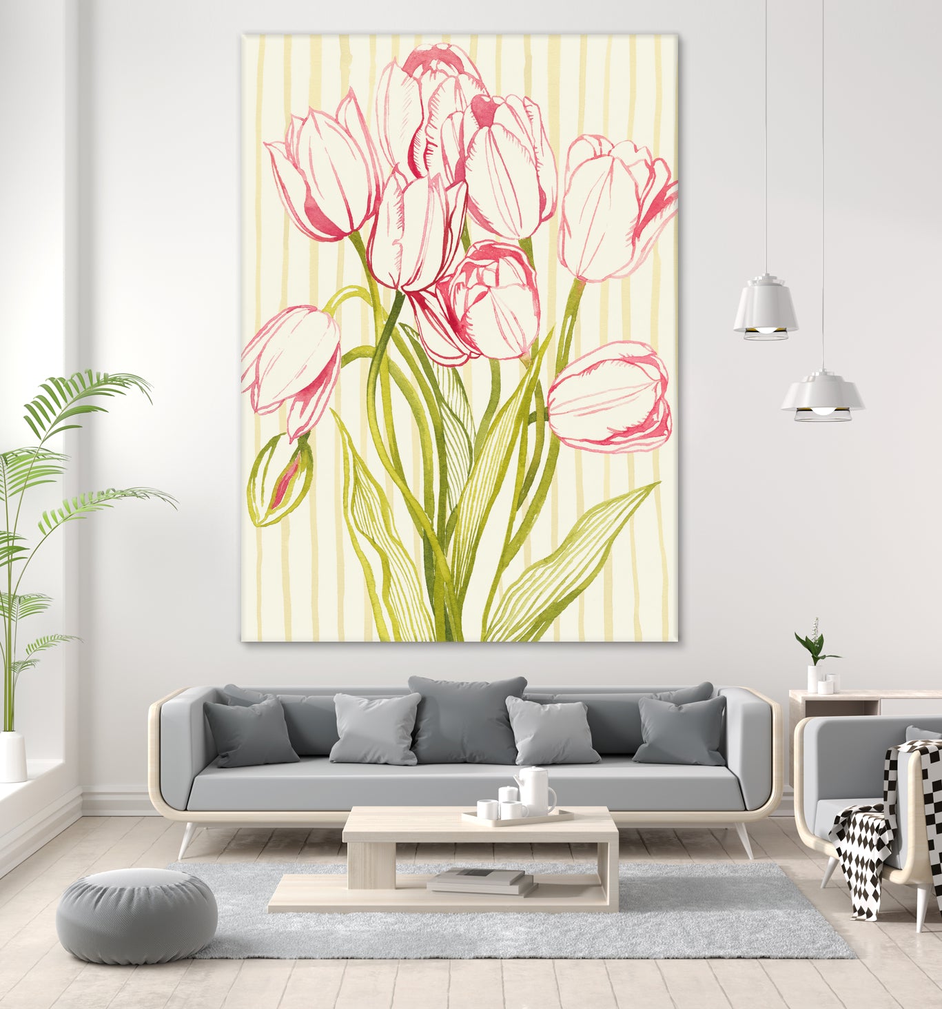 Sunday Best I by Grace Popp on GIANT ART - floral botanicals flowers