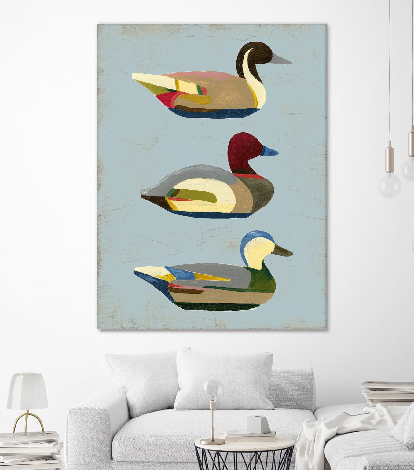 Decoy Ducks I by June Erica Vess on GIANT ART - animals nature birds