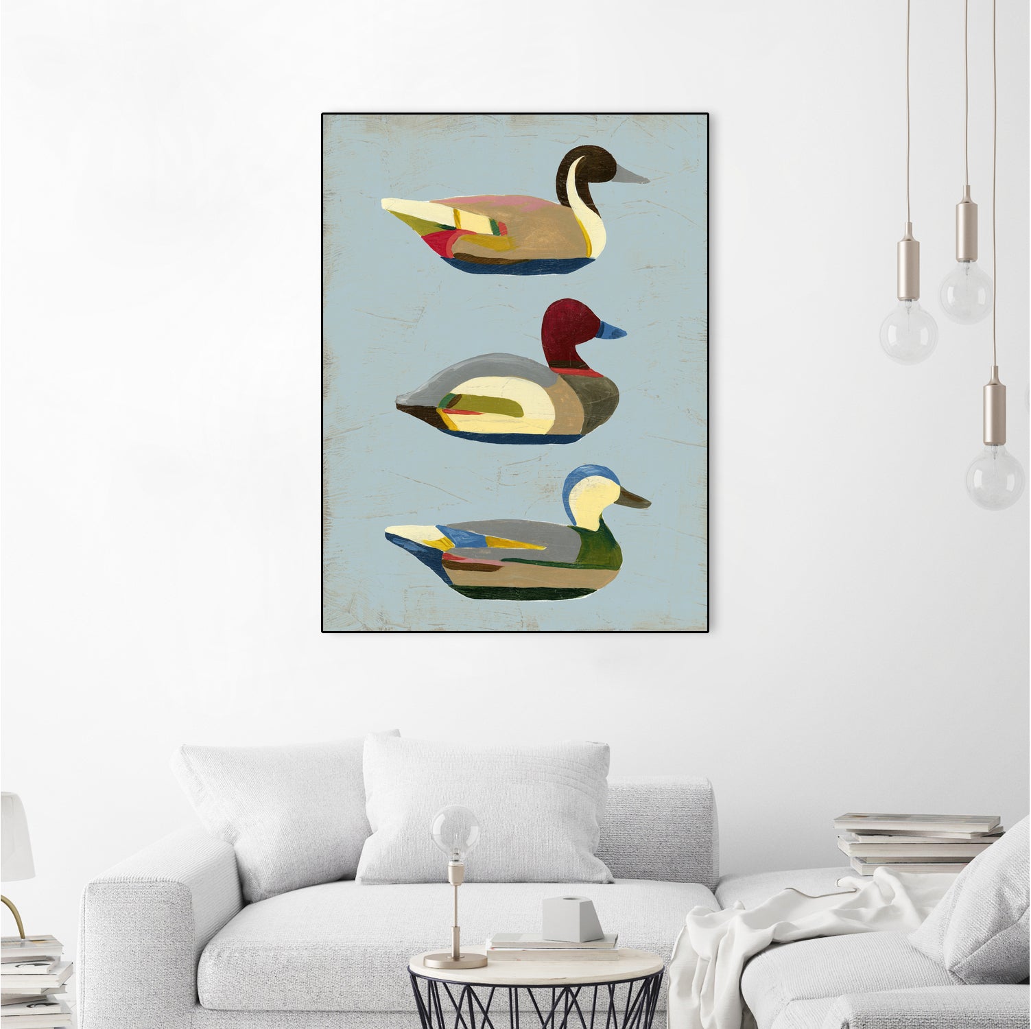 Decoy Ducks I by June Erica Vess on GIANT ART - animals nature birds