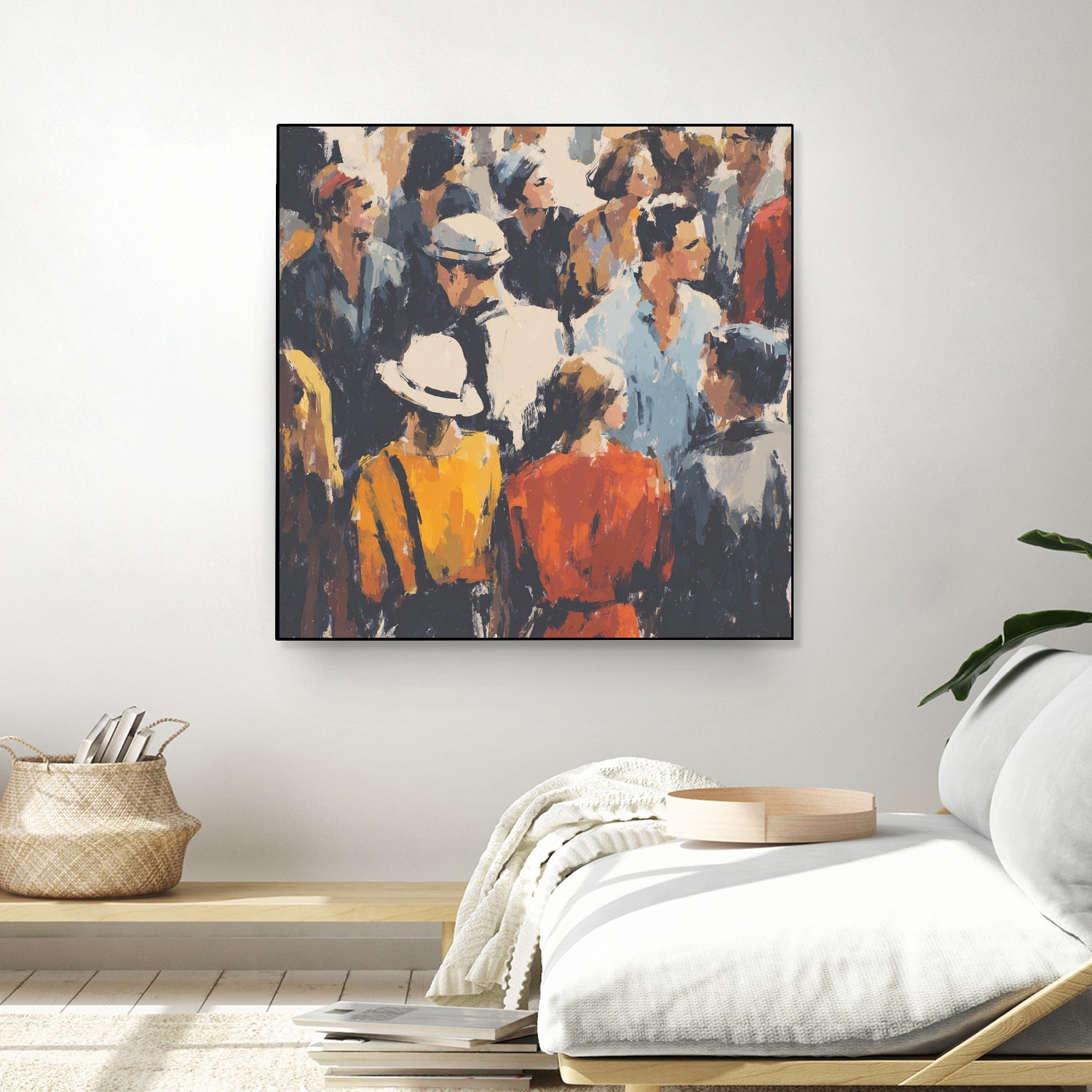 Faces in the Crowd I by Walker Noble on GIANT ART - figurative fashion other