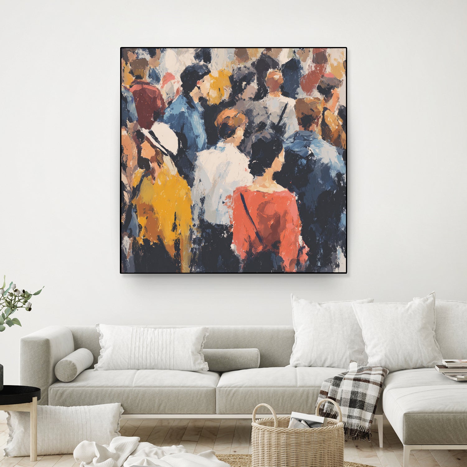 Faces in the Crowd II by Walker Noble on GIANT ART - figurative fashion other