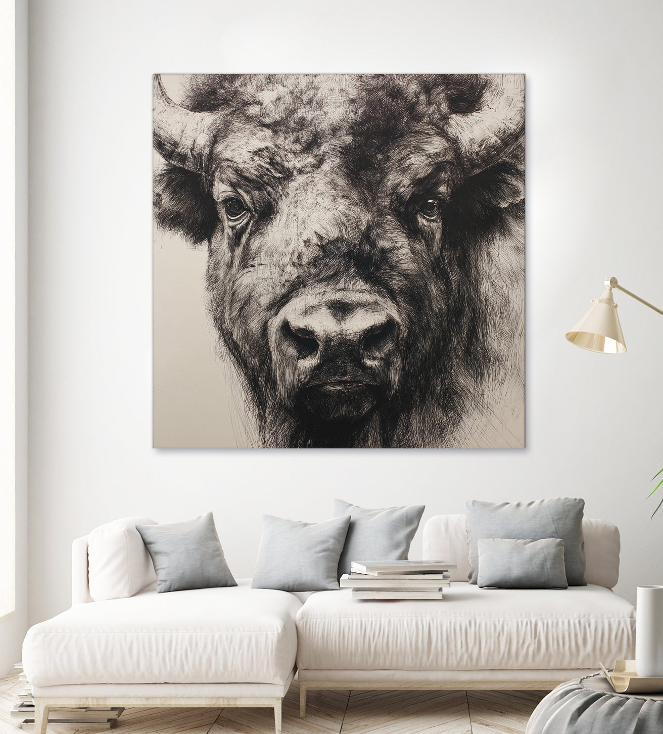 Western Plains Portrait I by Walker Noble on GIANT ART - animals nature horses