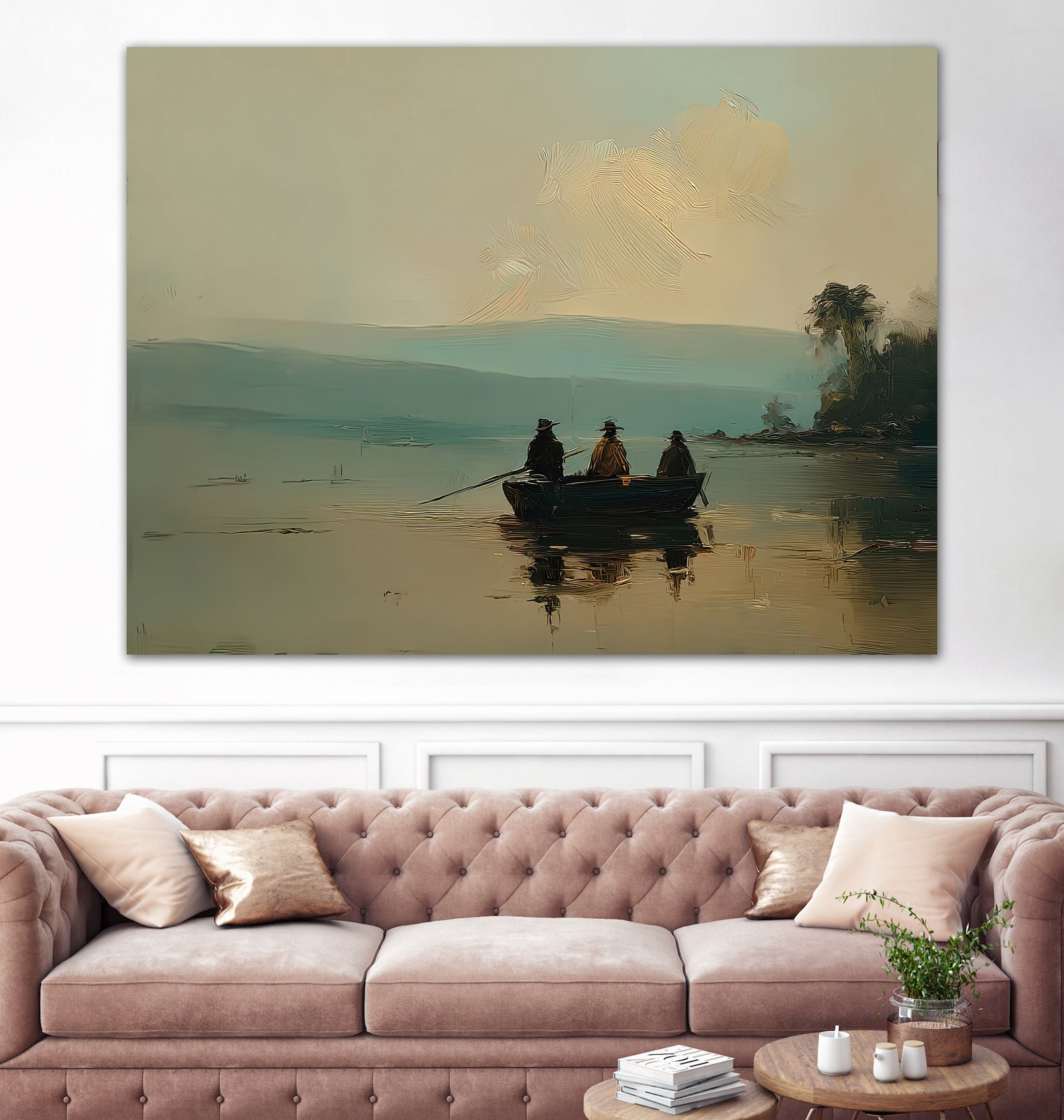 Twilight Catch II by Paula Freeman on GIANT ART - sports fishing