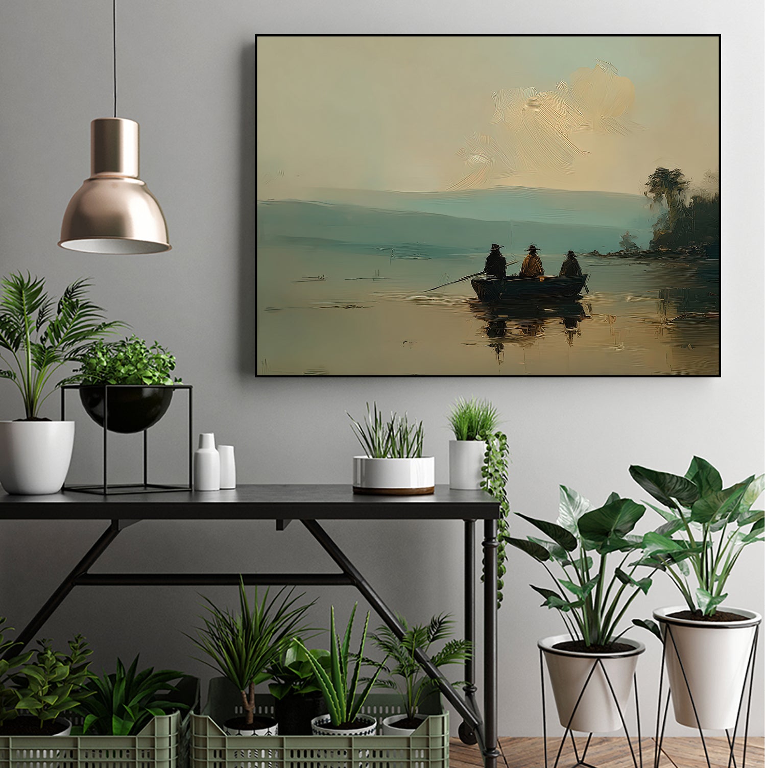 Twilight Catch II by Paula Freeman on GIANT ART - sports fishing