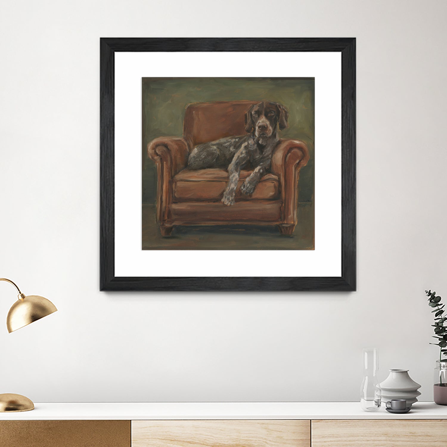 Hunting Lounge I by Ethan Harper on GIANT ART - animals nature pets