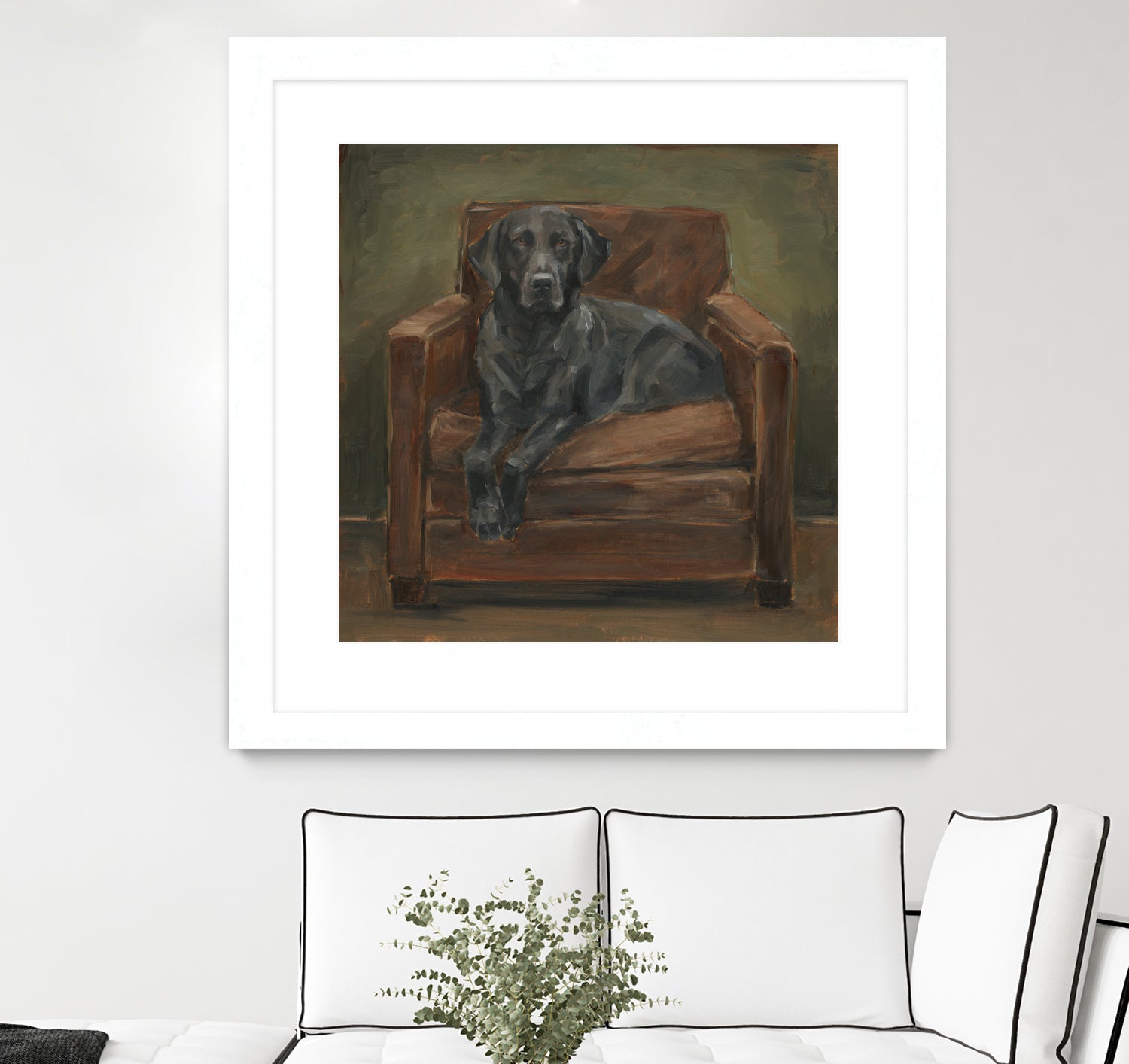 Hunting Lounge II by Ethan Harper on GIANT ART - animals nature pets