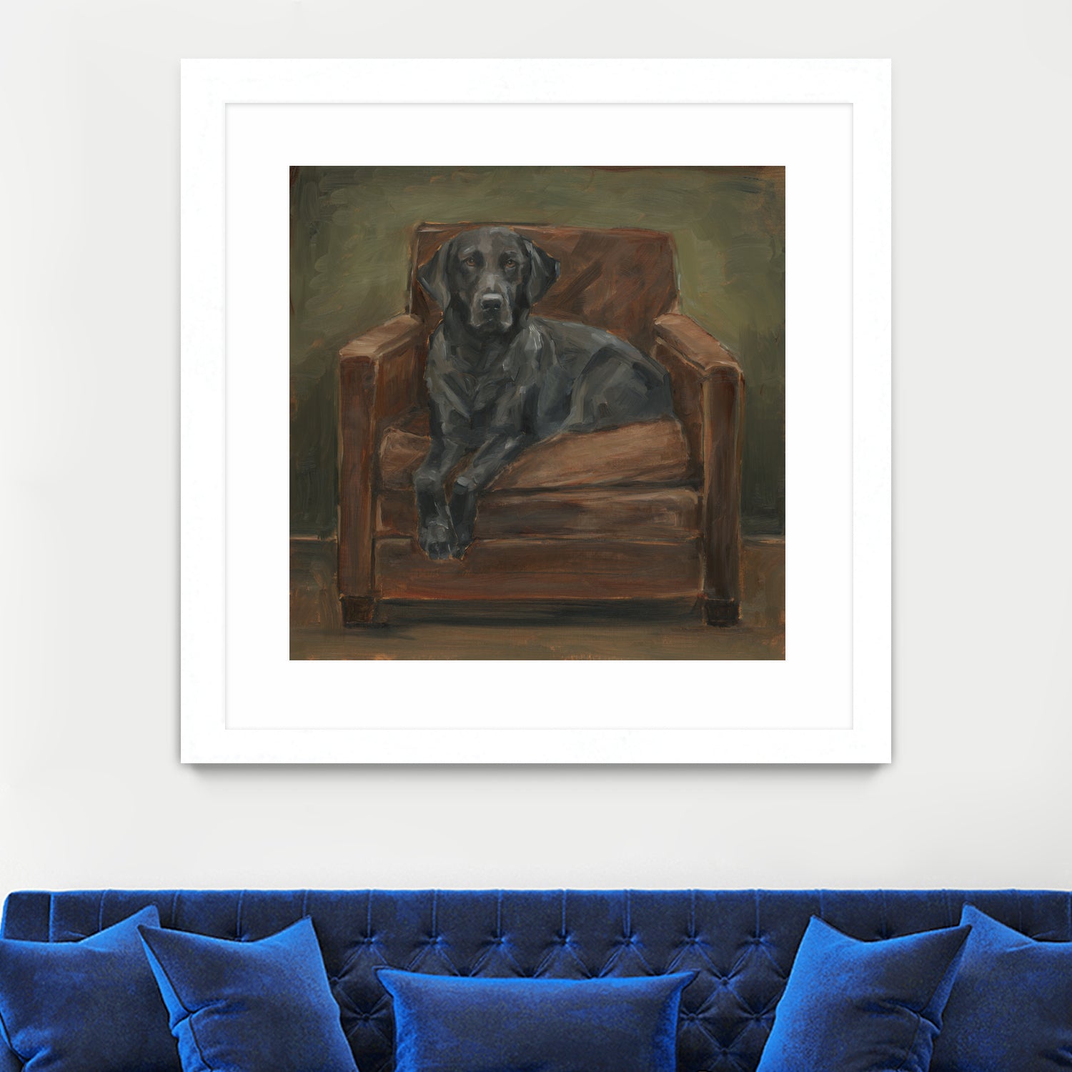 Hunting Lounge II by Ethan Harper on GIANT ART - animals nature pets