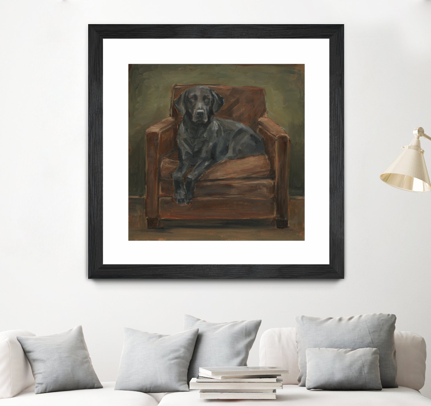 Hunting Lounge II by Ethan Harper on GIANT ART - animals nature pets