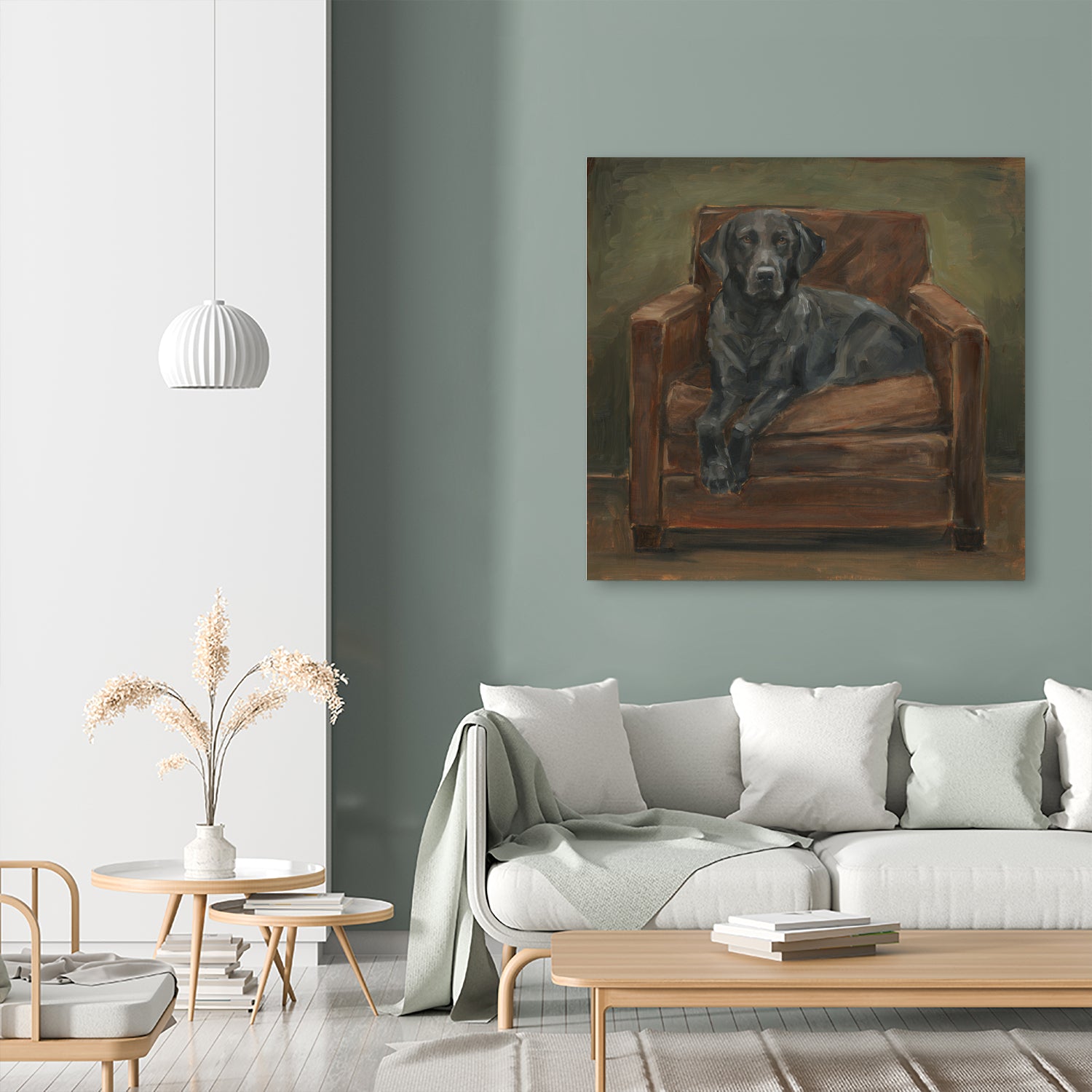 Hunting Lounge II by Ethan Harper on GIANT ART - animals nature pets