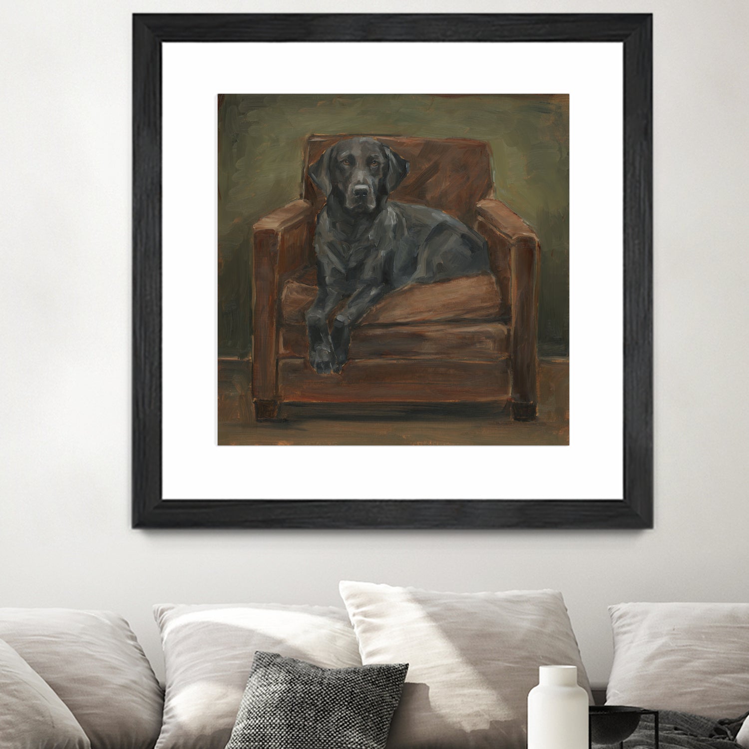 Hunting Lounge II by Ethan Harper on GIANT ART - animals nature pets