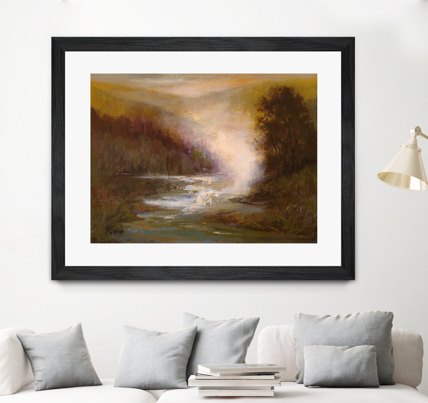 Waterfall Mist by Sheila Finch on GIANT ART - landscapes seascapes lakes rivers