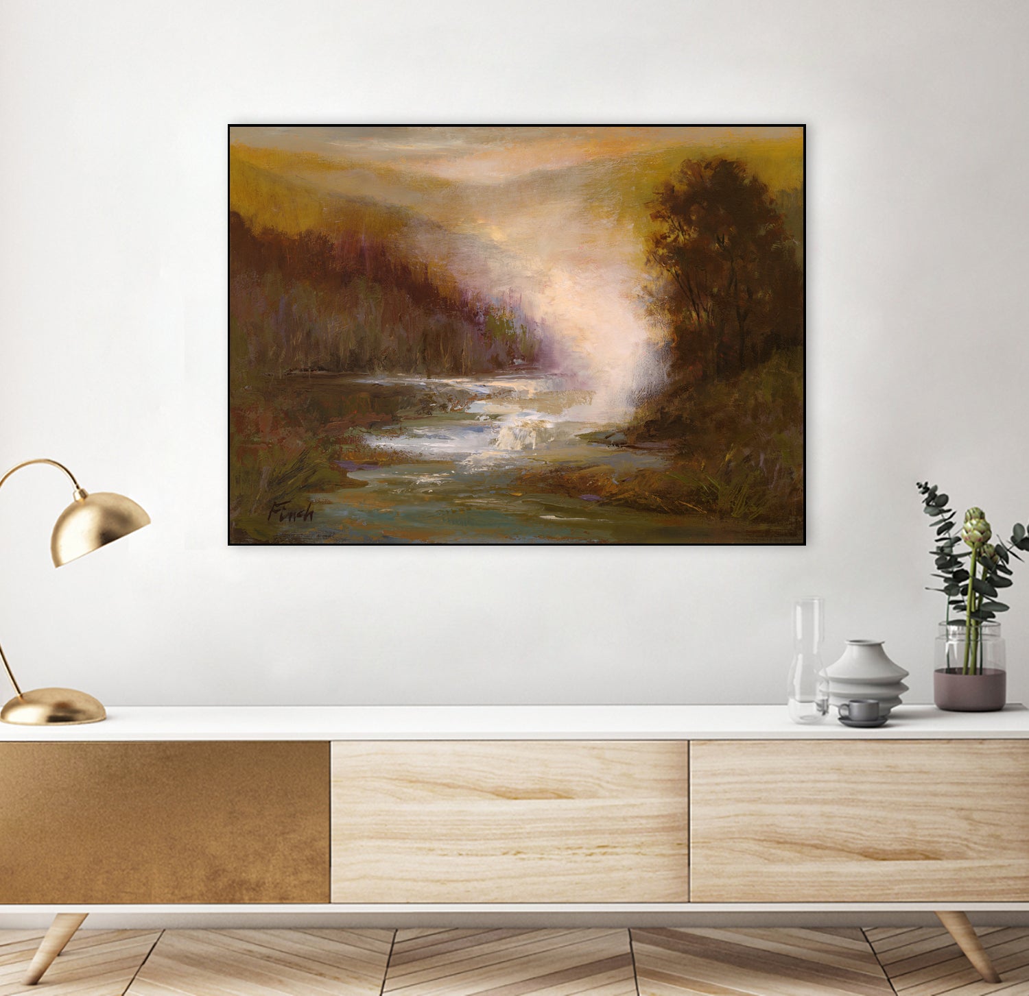 Waterfall Mist by Sheila Finch on GIANT ART - landscapes seascapes lakes rivers