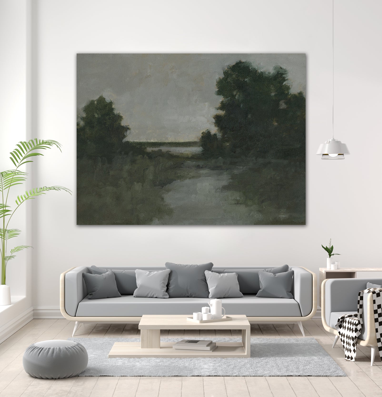 Moody Marsh II by Ethan Harper on GIANT ART - landscapes seascapes countryside