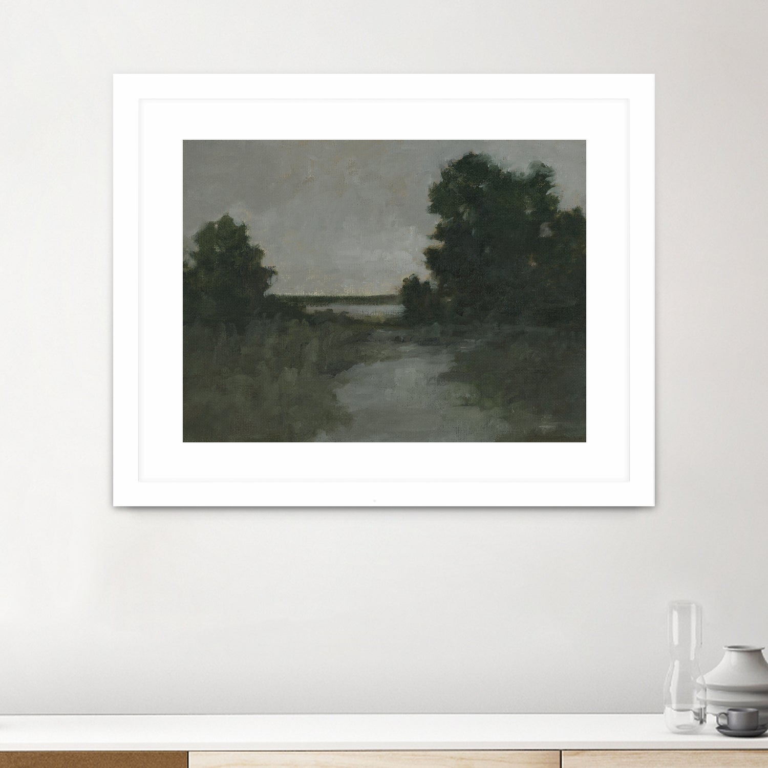 Moody Marsh II by Ethan Harper on GIANT ART - landscapes seascapes countryside