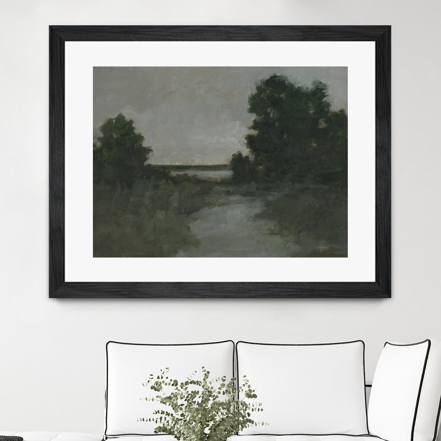 Moody Marsh II by Ethan Harper on GIANT ART - landscapes seascapes countryside