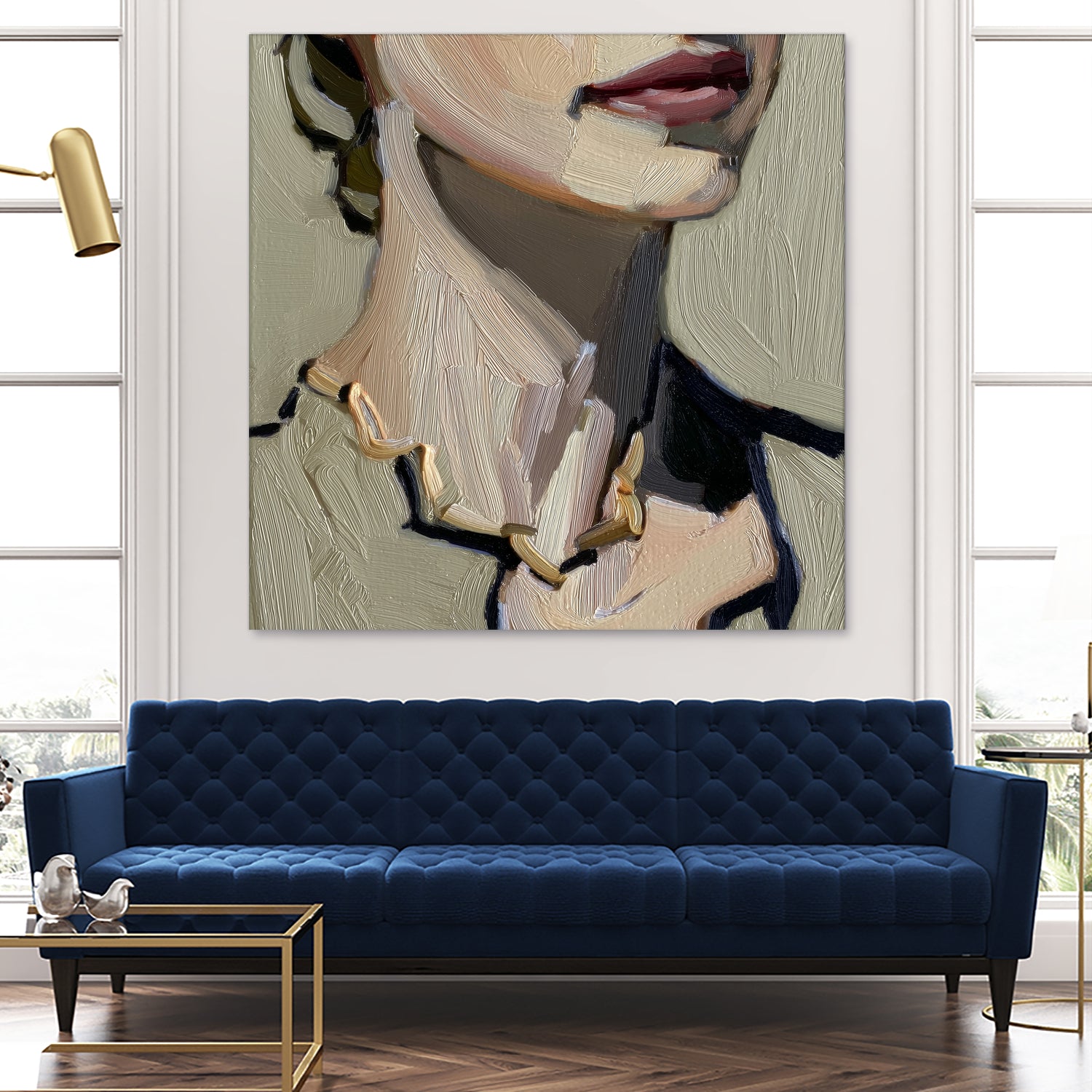 Golden Poise II by Paula Freeman on GIANT ART - figurative fashion womens