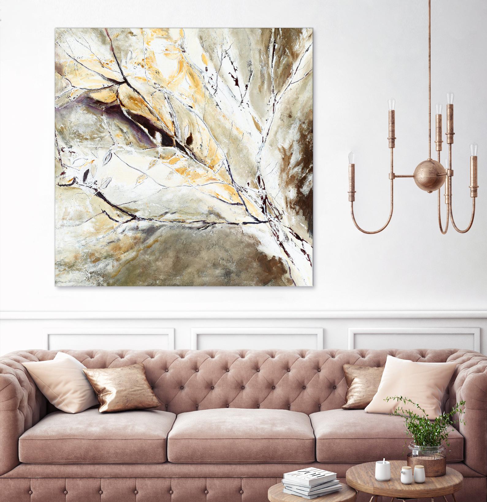 Brocart by Kathleen Cloutier on GIANT ART - white abstract