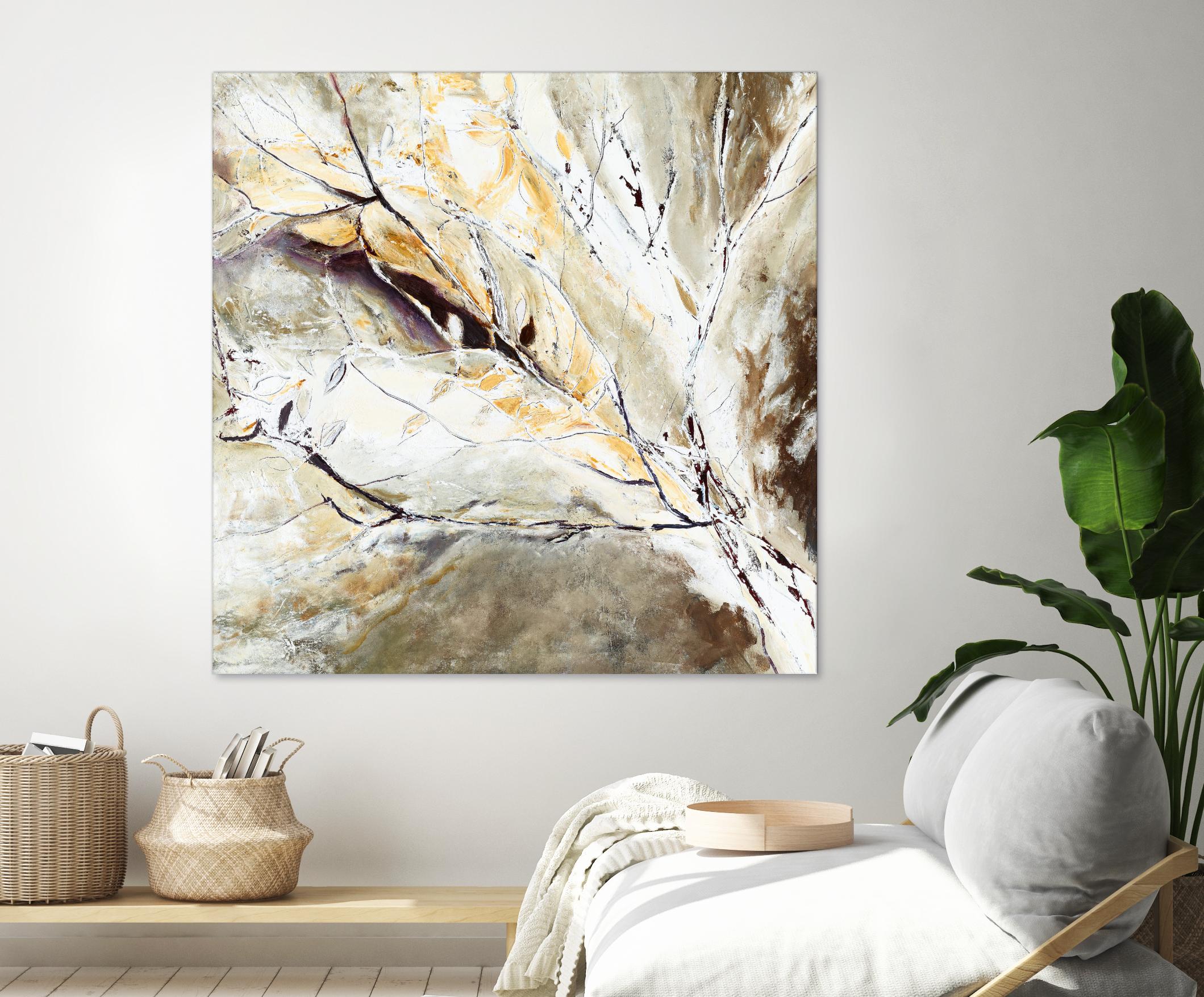 Brocart by Kathleen Cloutier on GIANT ART - white abstract