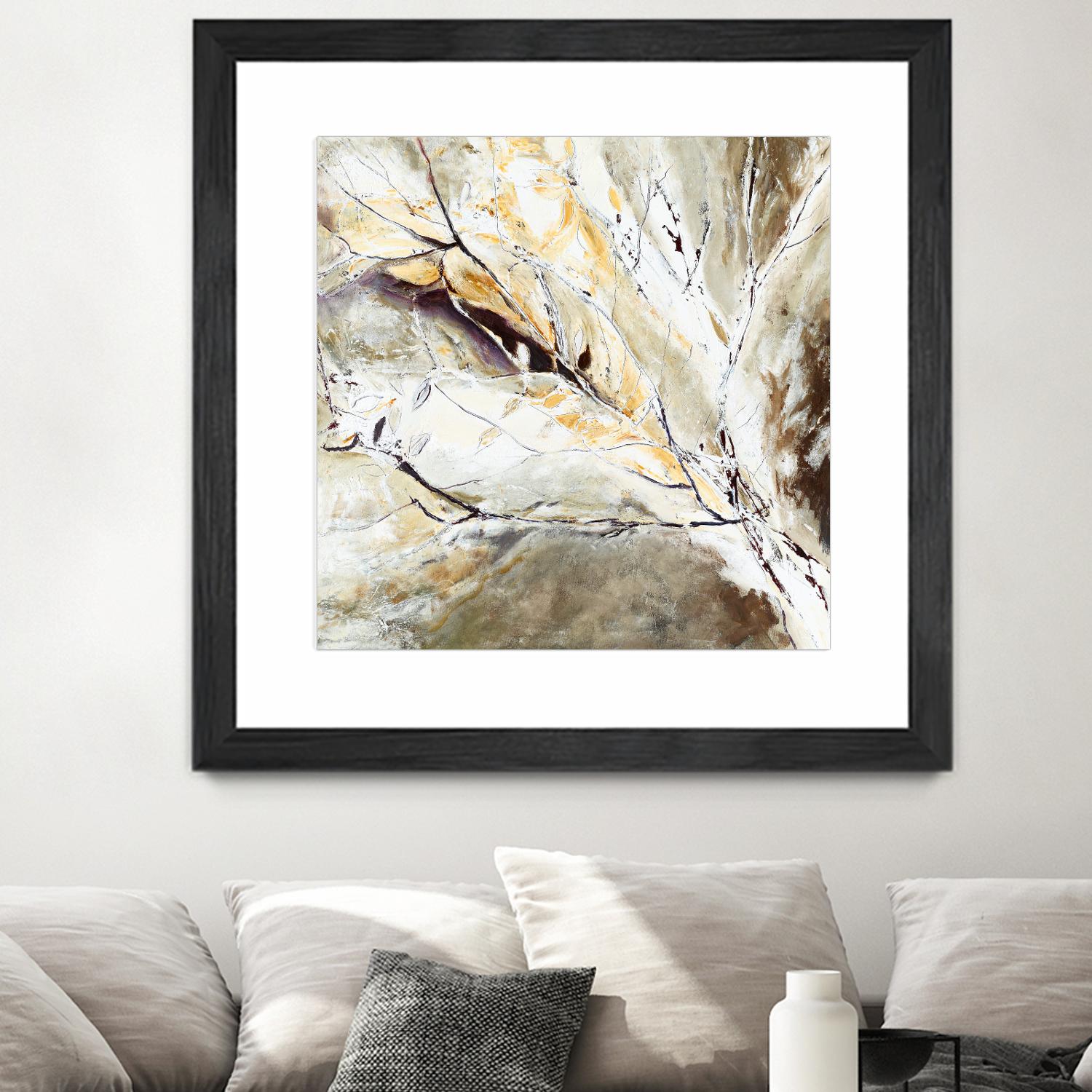 Brocart by Kathleen Cloutier on GIANT ART - white abstract