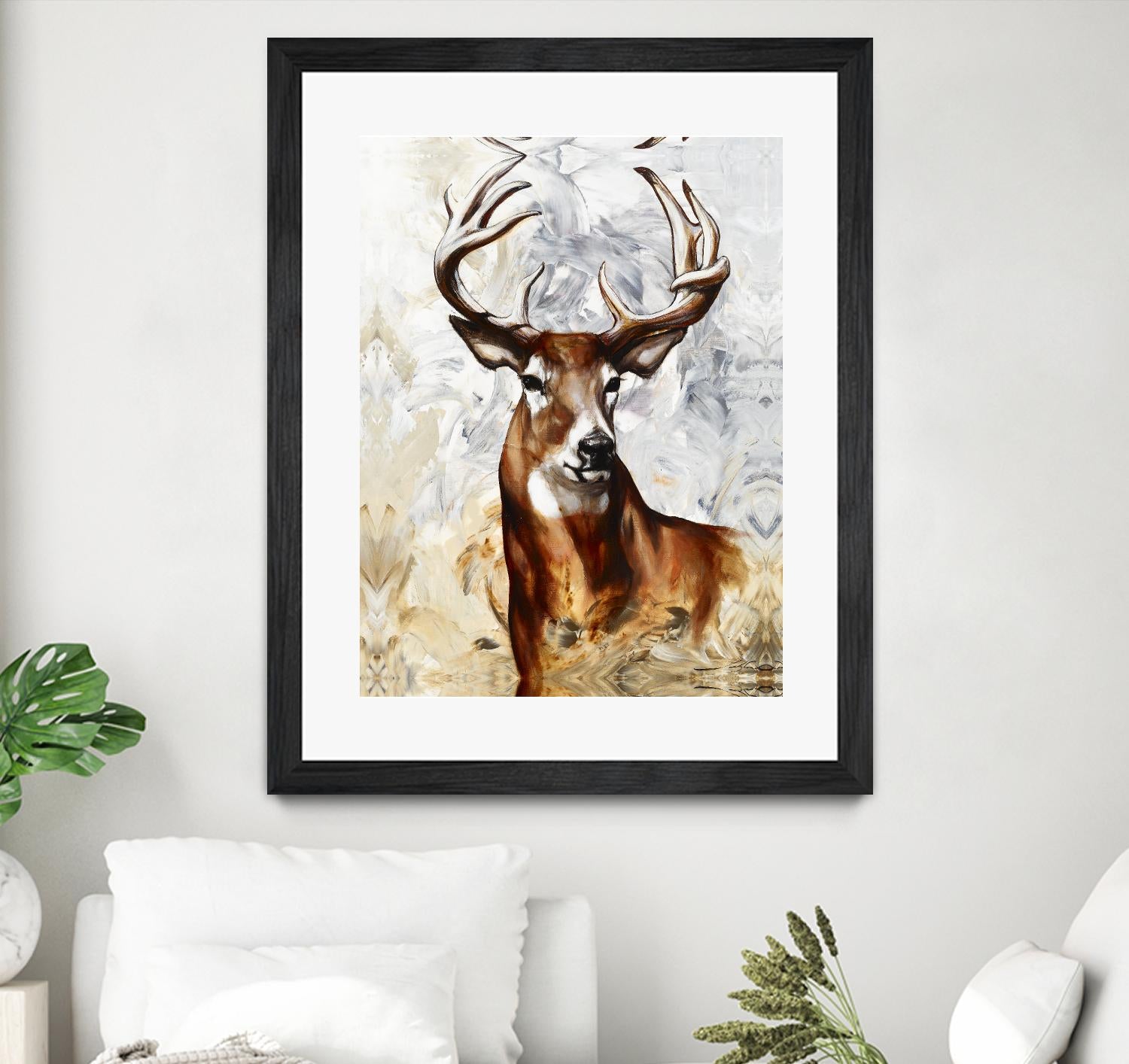 Majesté by Marie Andrée Leblond on GIANT ART - brown animals deer