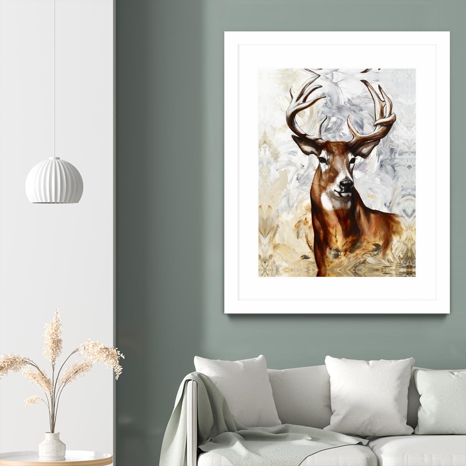Majesté by Marie Andrée Leblond on GIANT ART - brown animals deer