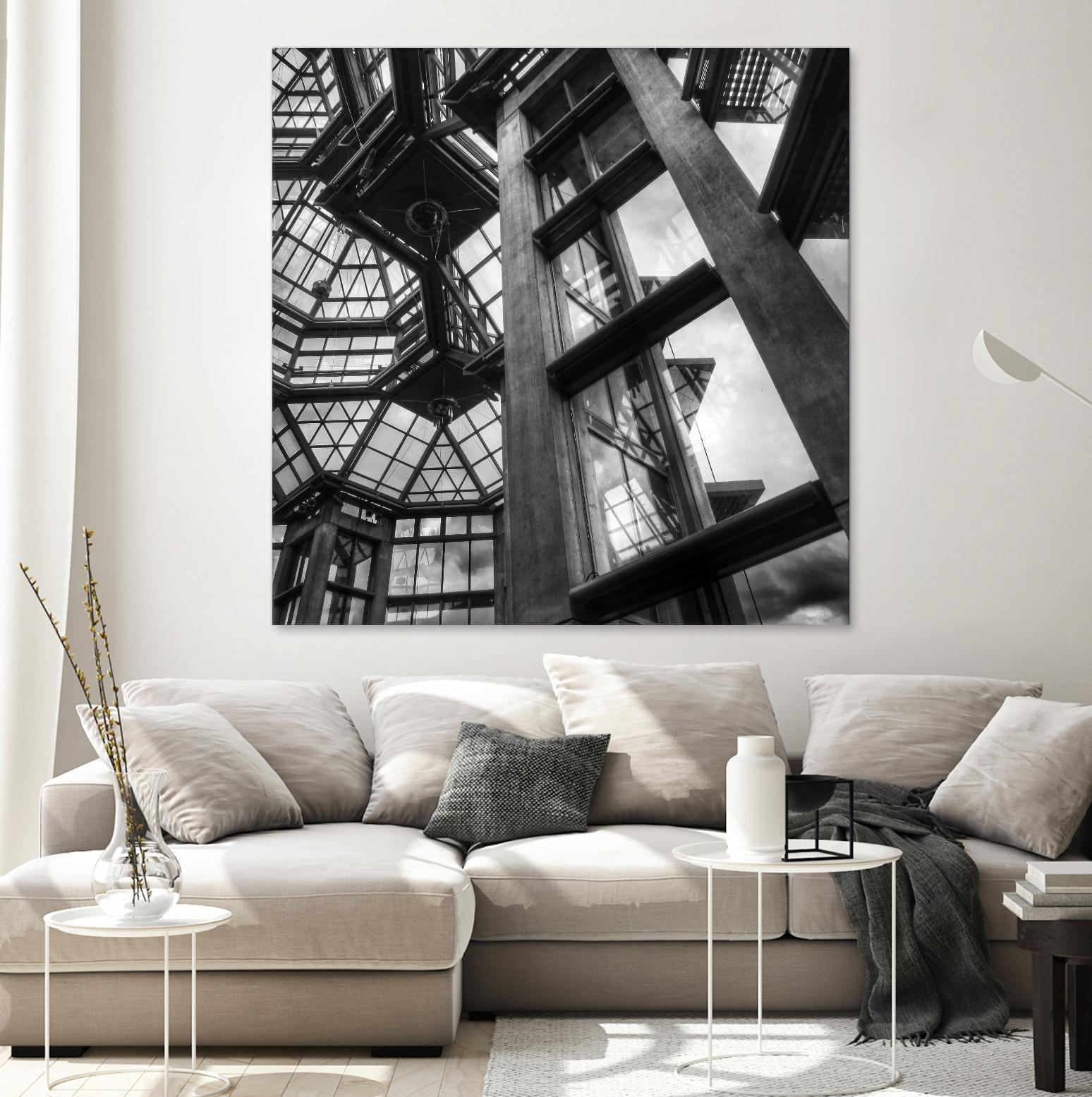 Urban line X by Jean-François Dupuis on GIANT ART - white architectural