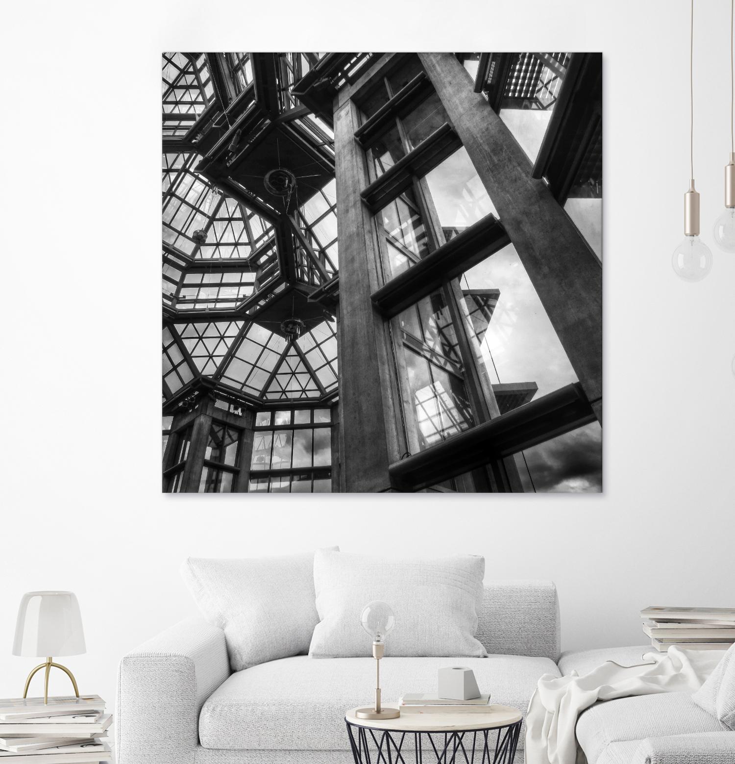 Urban line X by Jean-François Dupuis on GIANT ART - white architectural