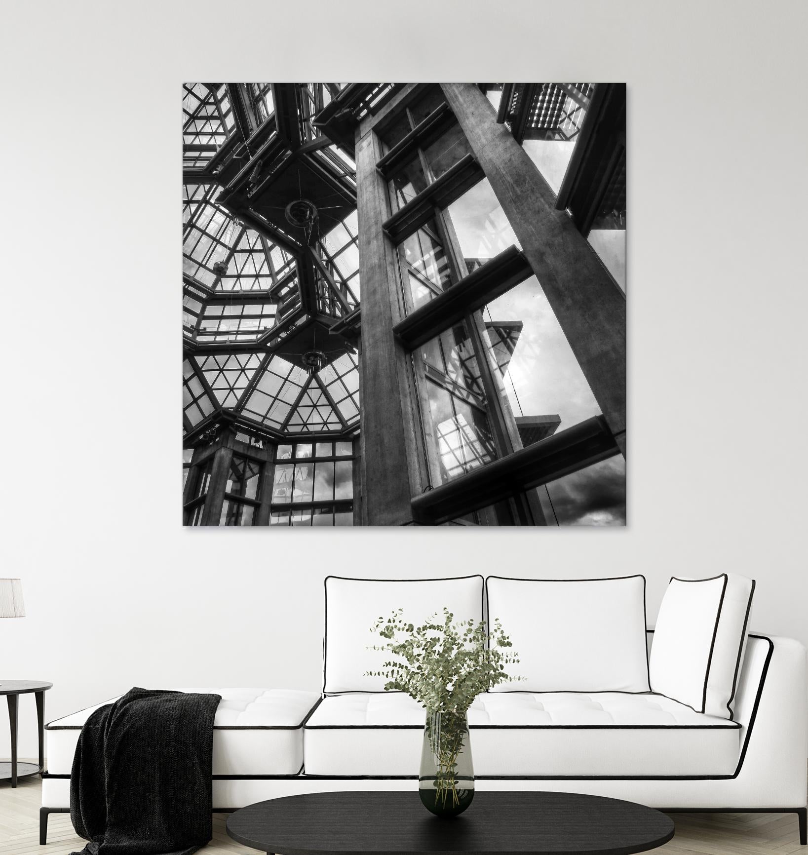 Urban line X by Jean-François Dupuis on GIANT ART - white architectural