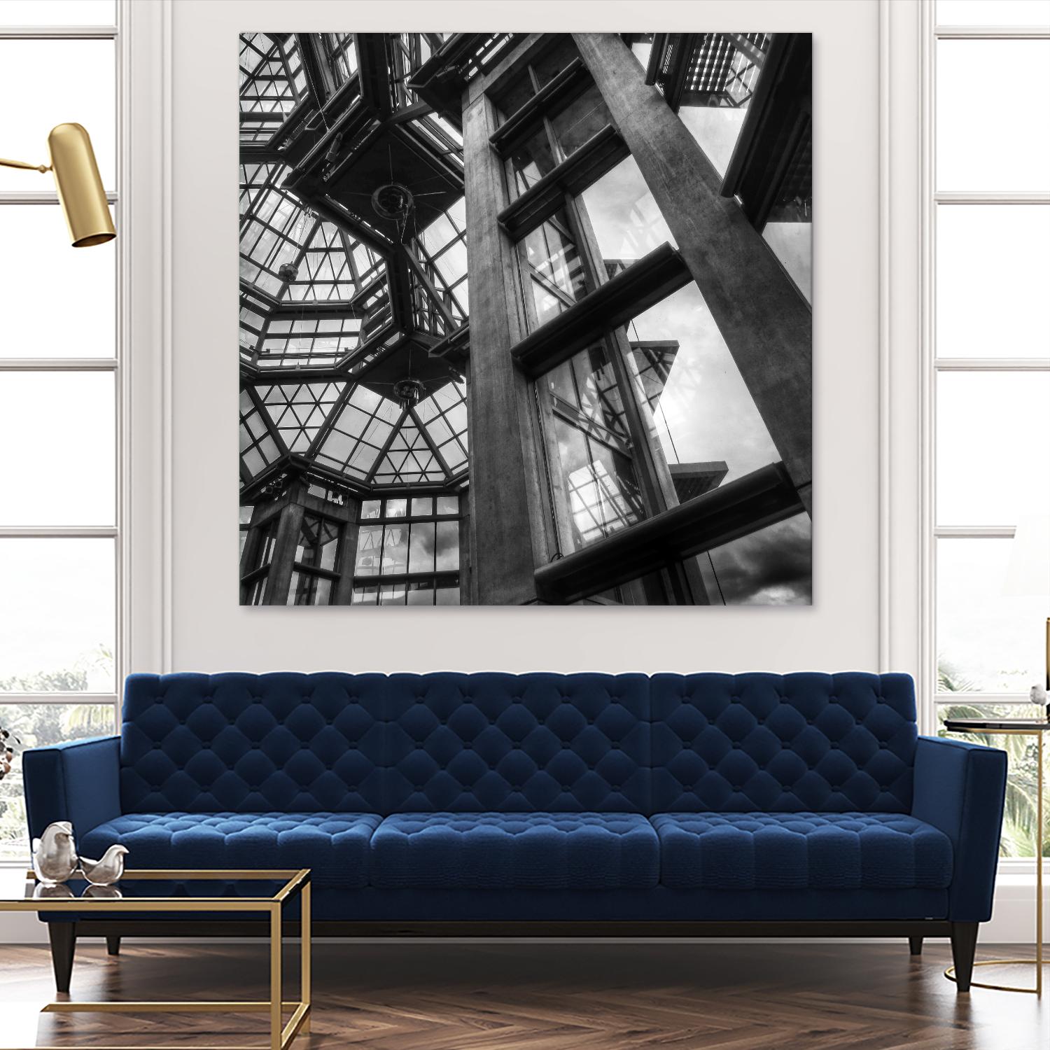 Urban line X by Jean-François Dupuis on GIANT ART - white architectural