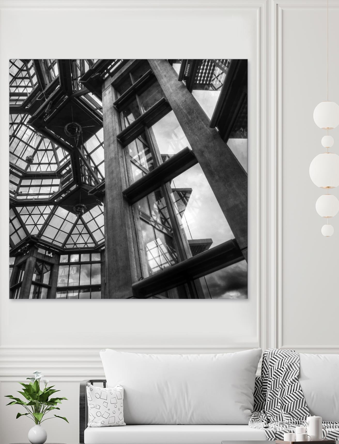 Urban line X by Jean-François Dupuis on GIANT ART - white architectural