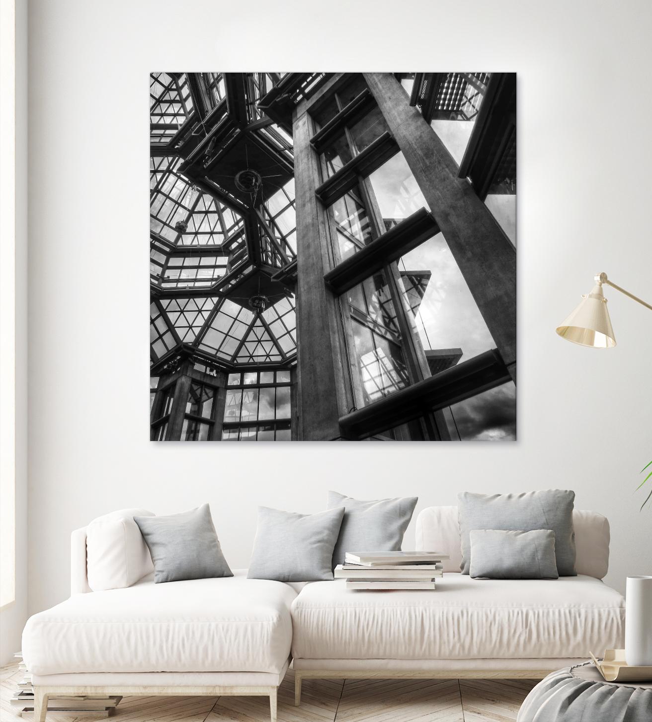 Urban line X by Jean-François Dupuis on GIANT ART - white architectural