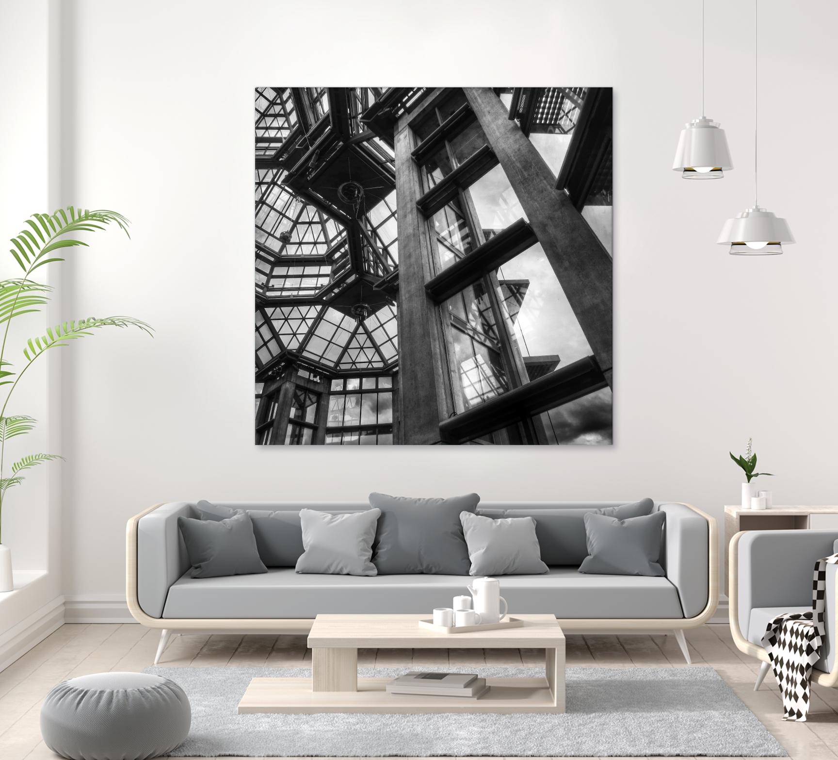 Urban line X by Jean-François Dupuis on GIANT ART - white architectural