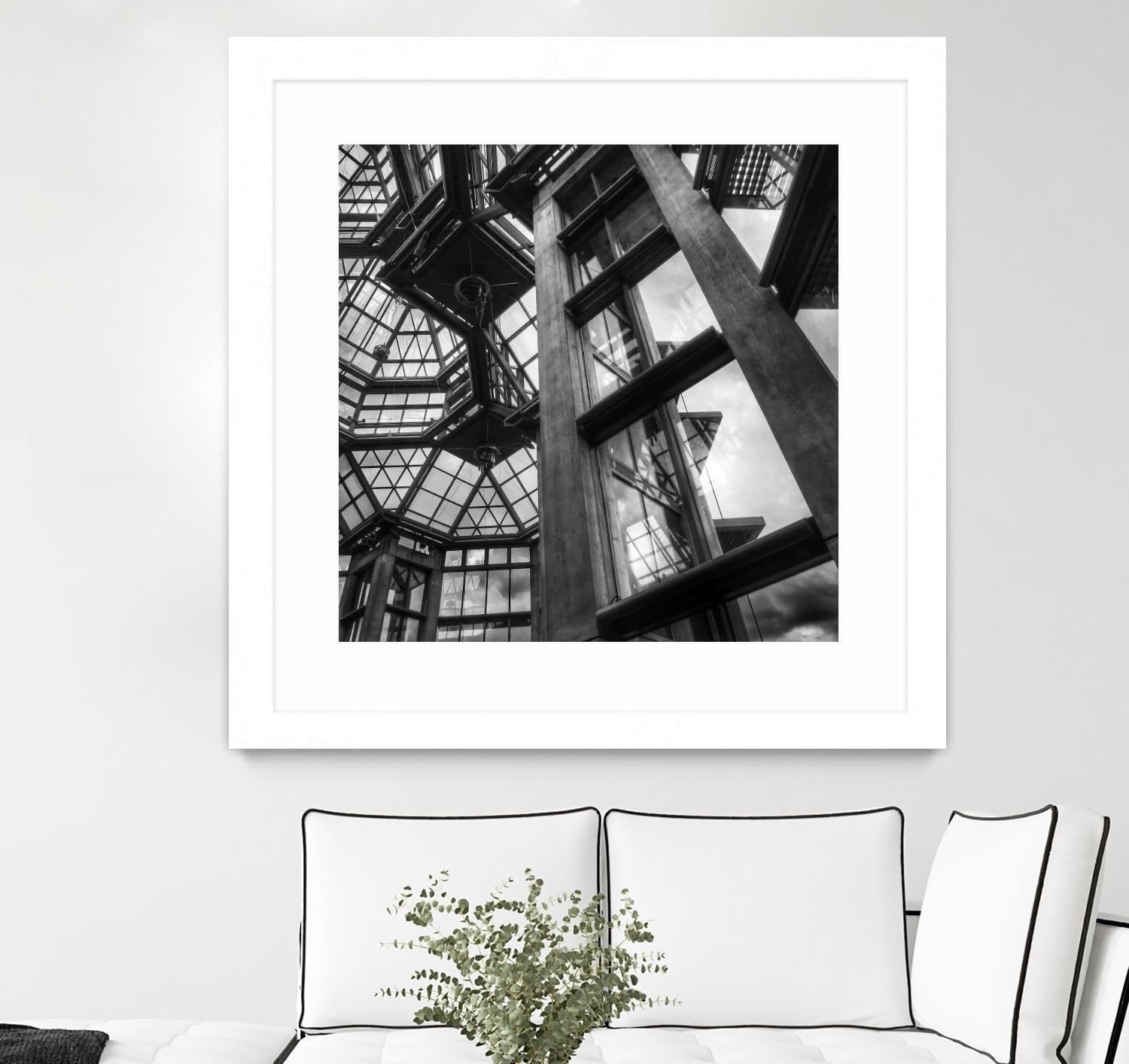 Urban line X by Jean-François Dupuis on GIANT ART - white architectural