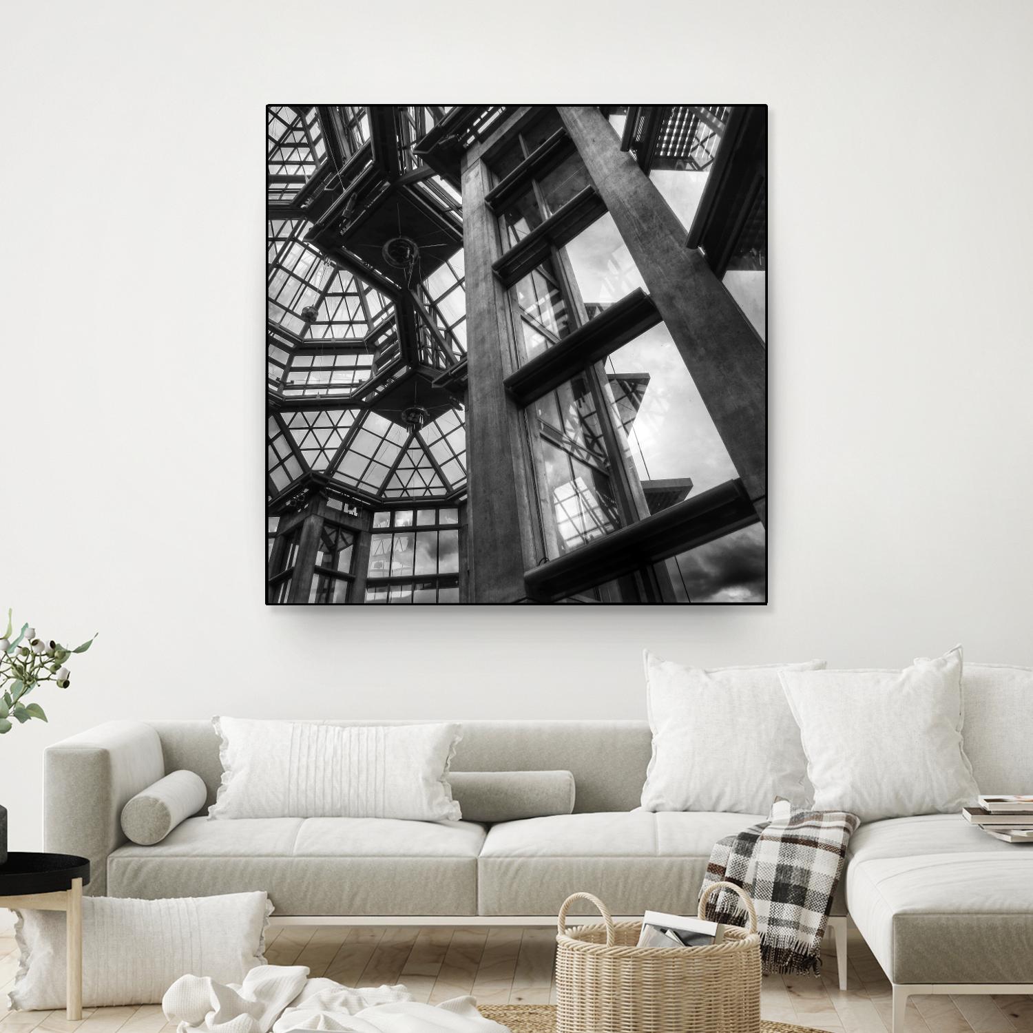 Urban line X by Jean-François Dupuis on GIANT ART - white architectural