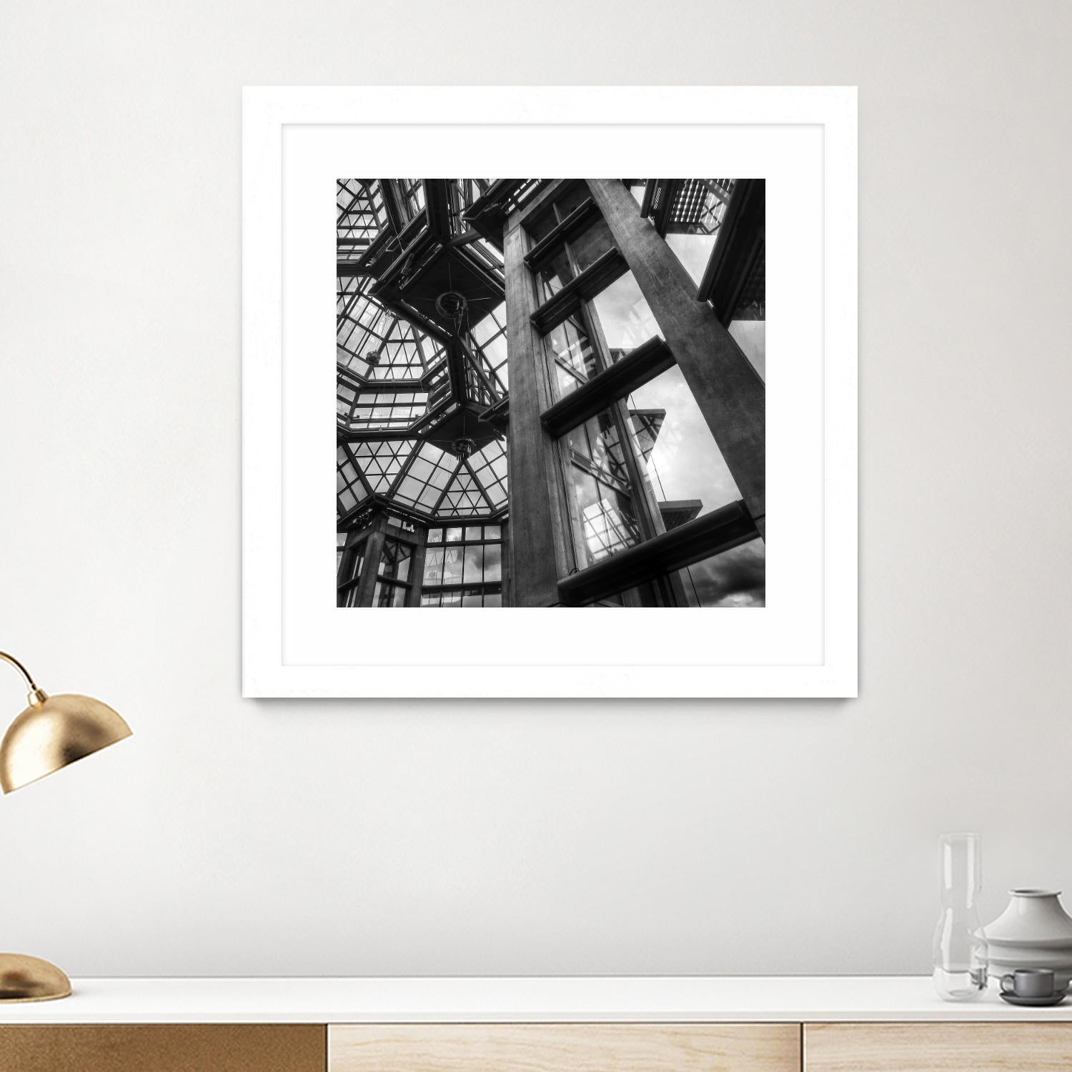 Urban line X by Jean-François Dupuis on GIANT ART - white architectural