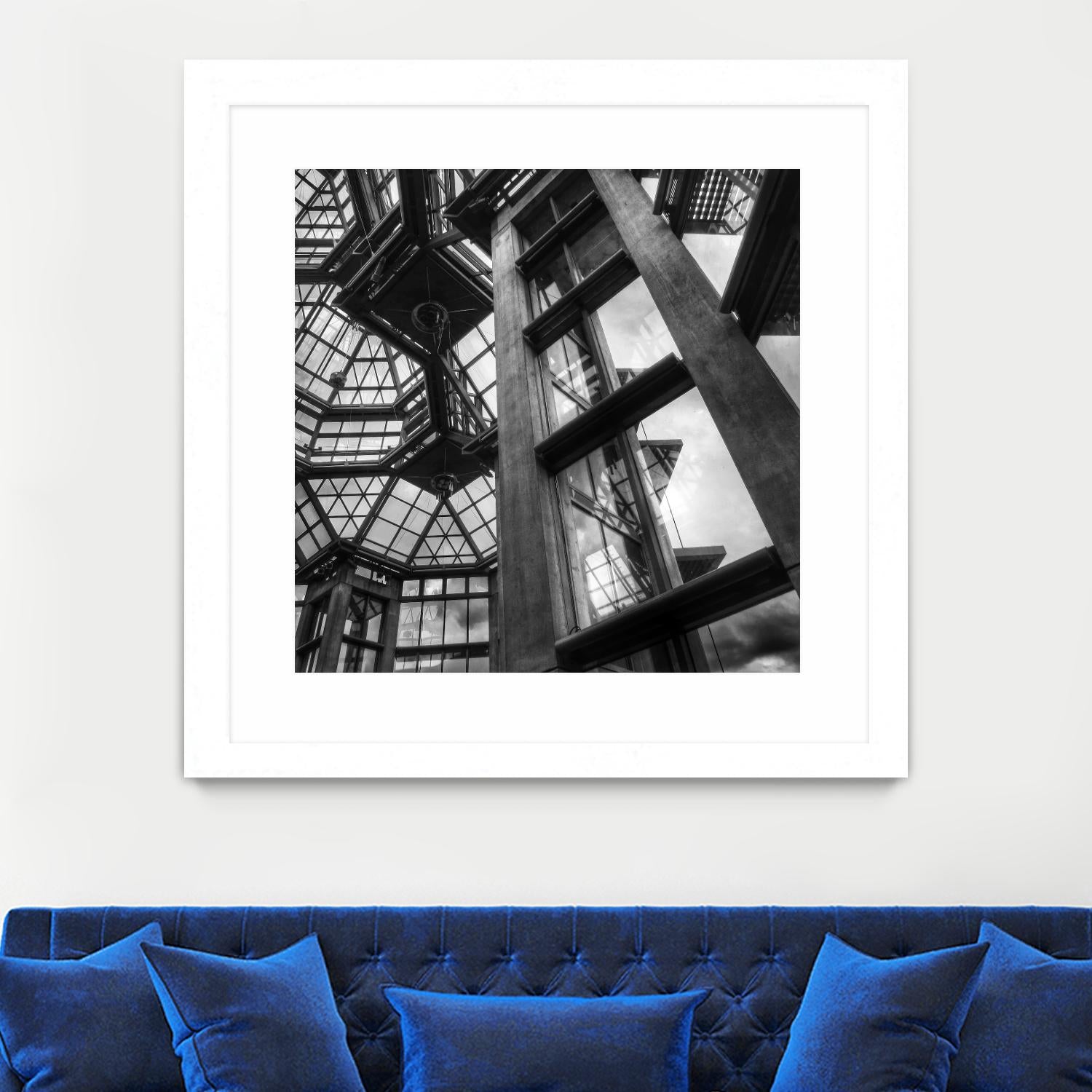 Urban line X by Jean-François Dupuis on GIANT ART - white architectural