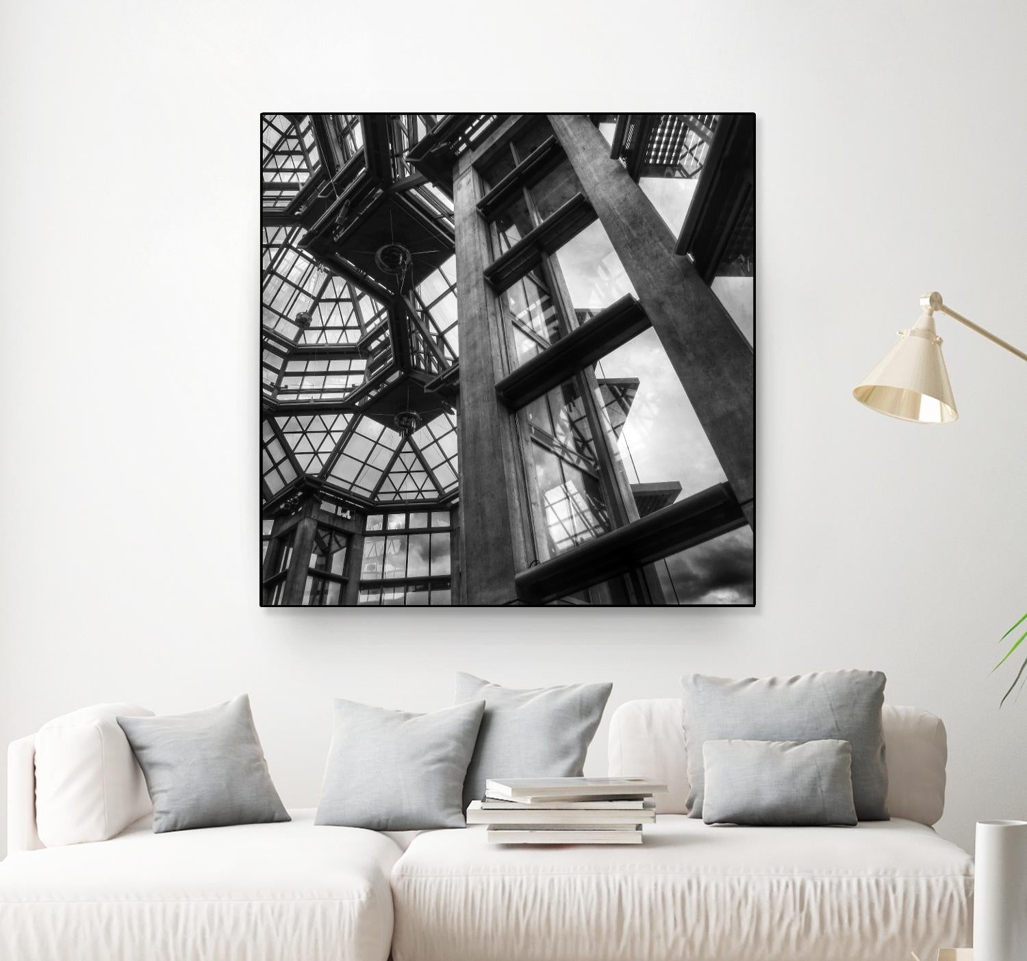 Urban line X by Jean-François Dupuis on GIANT ART - white architectural