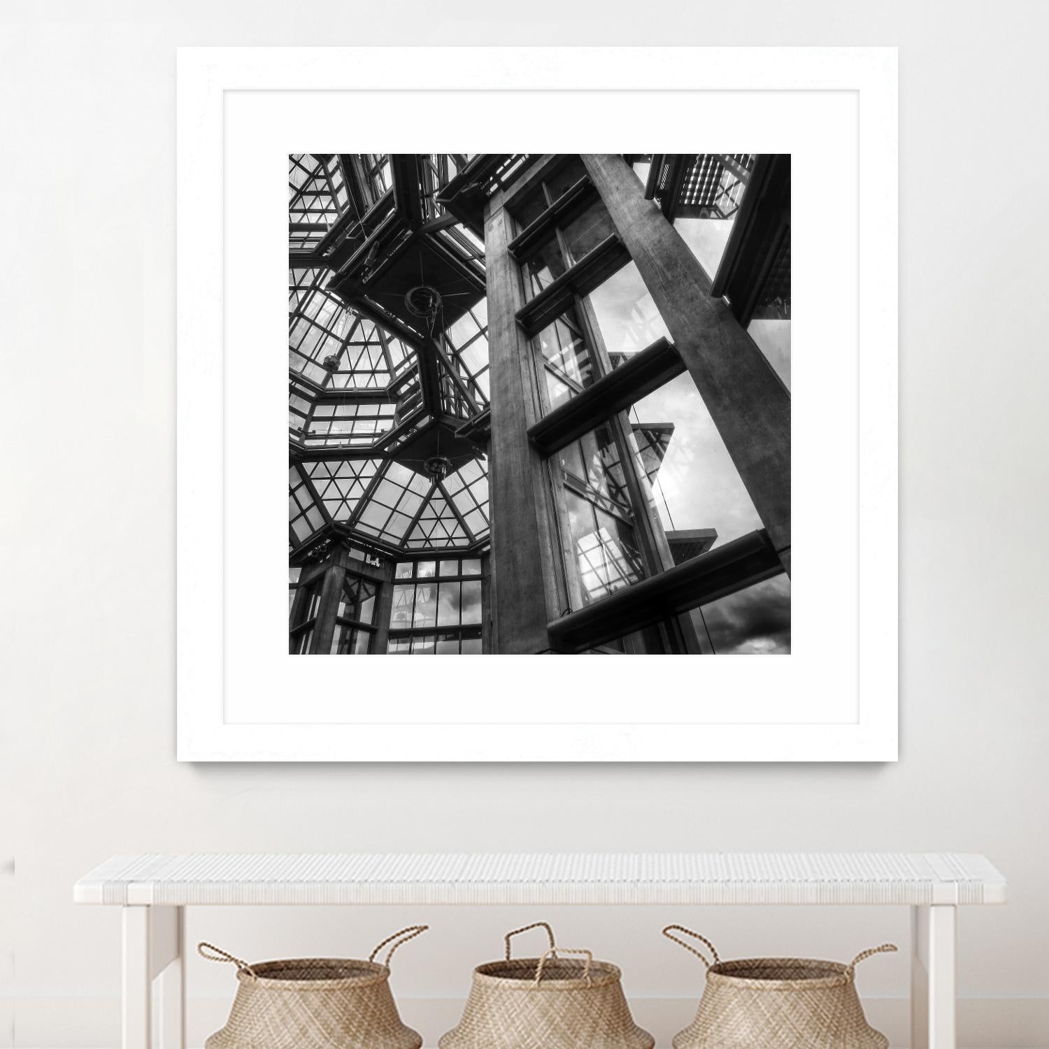 Urban line X by Jean-François Dupuis on GIANT ART - white architectural