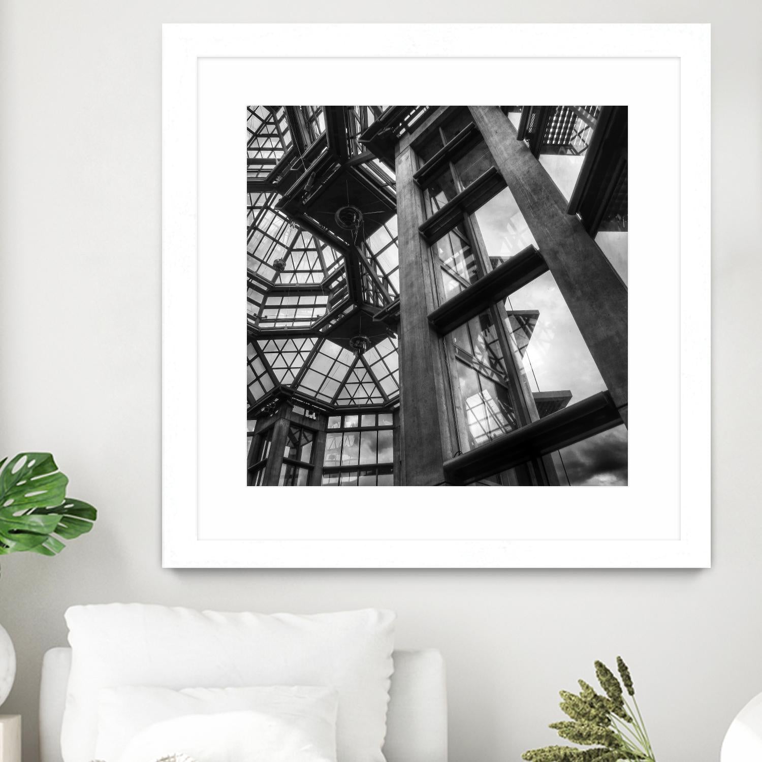 Urban line X by Jean-François Dupuis on GIANT ART - white architectural