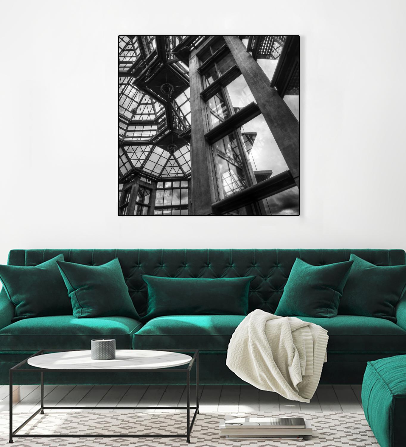 Urban line X by Jean-François Dupuis on GIANT ART - white architectural