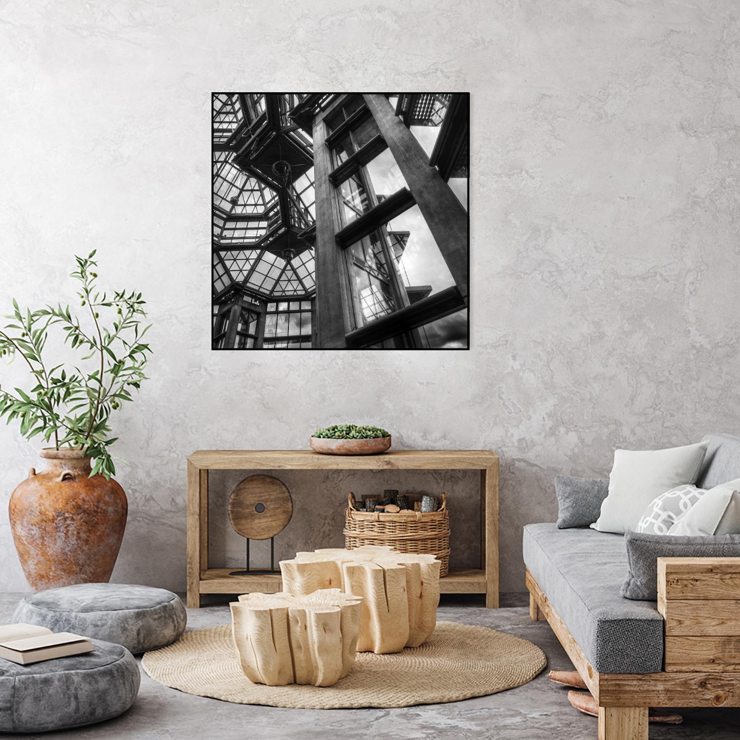 Urban line X by Jean-François Dupuis on GIANT ART - white architectural