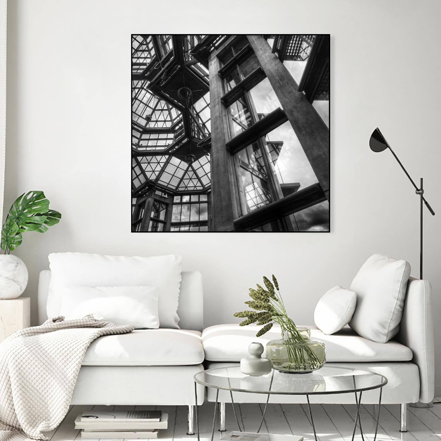 Urban line X by Jean-François Dupuis on GIANT ART - white architectural