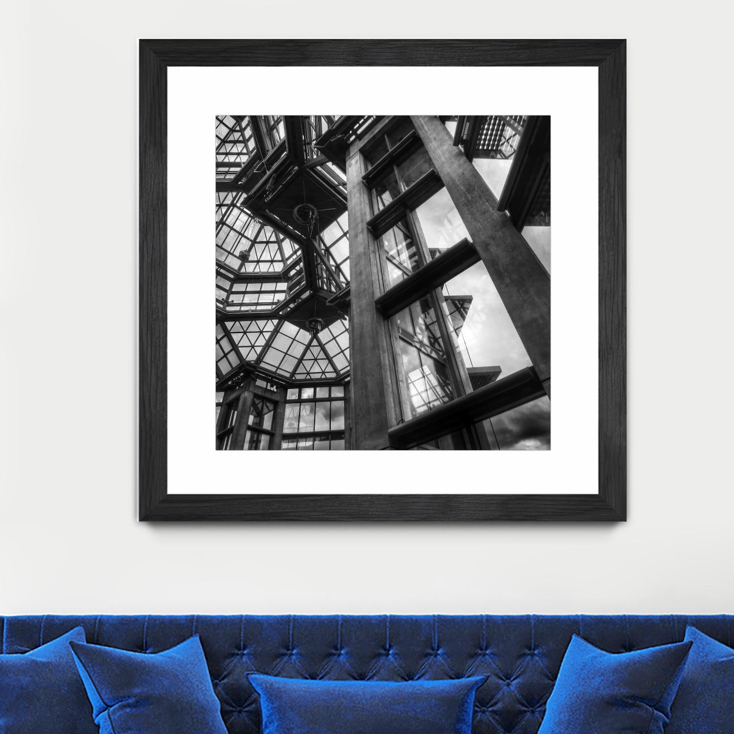 Urban line X by Jean-François Dupuis on GIANT ART - white architectural