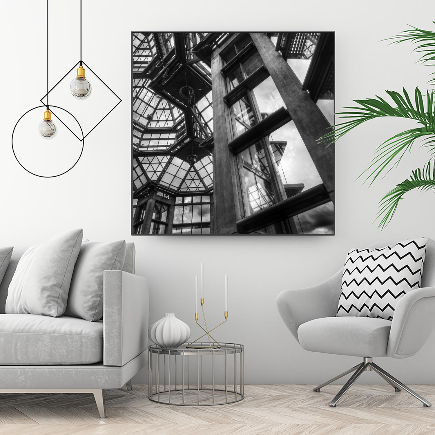 Urban line X by Jean-François Dupuis on GIANT ART - white architectural