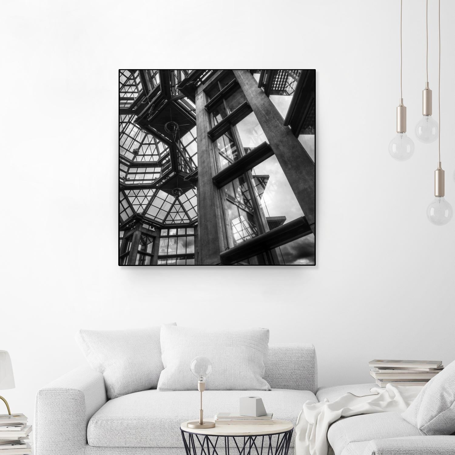 Urban line X by Jean-François Dupuis on GIANT ART - white architectural